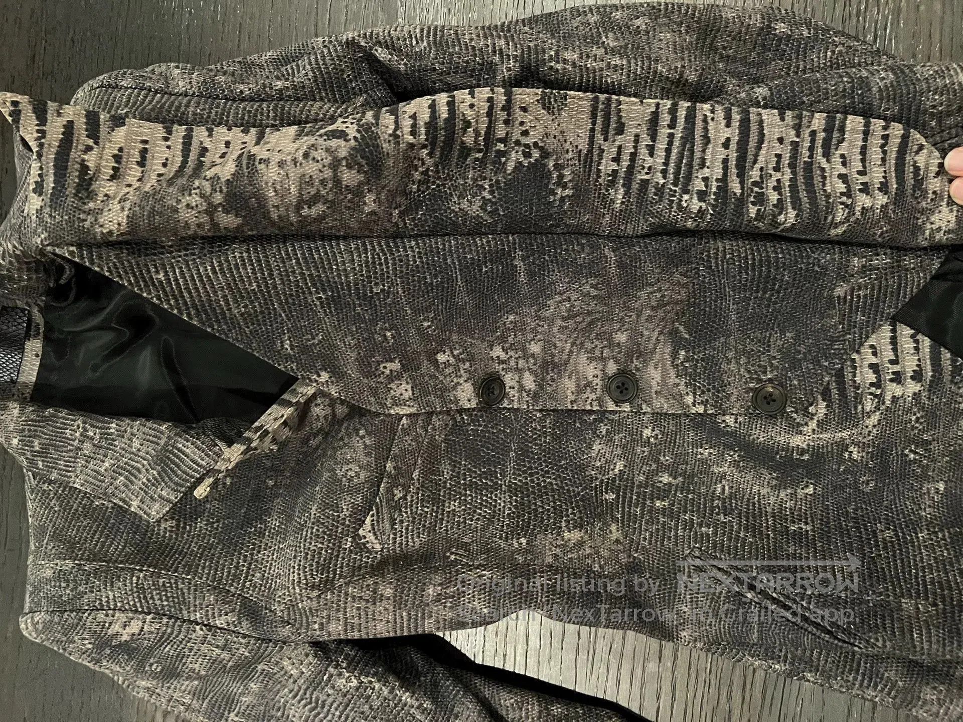 If Six Was Nine Reptile Snake Print Blazer Jacket. Size XS / US 0-2 / IT 36-38 - 6 Thumbnail