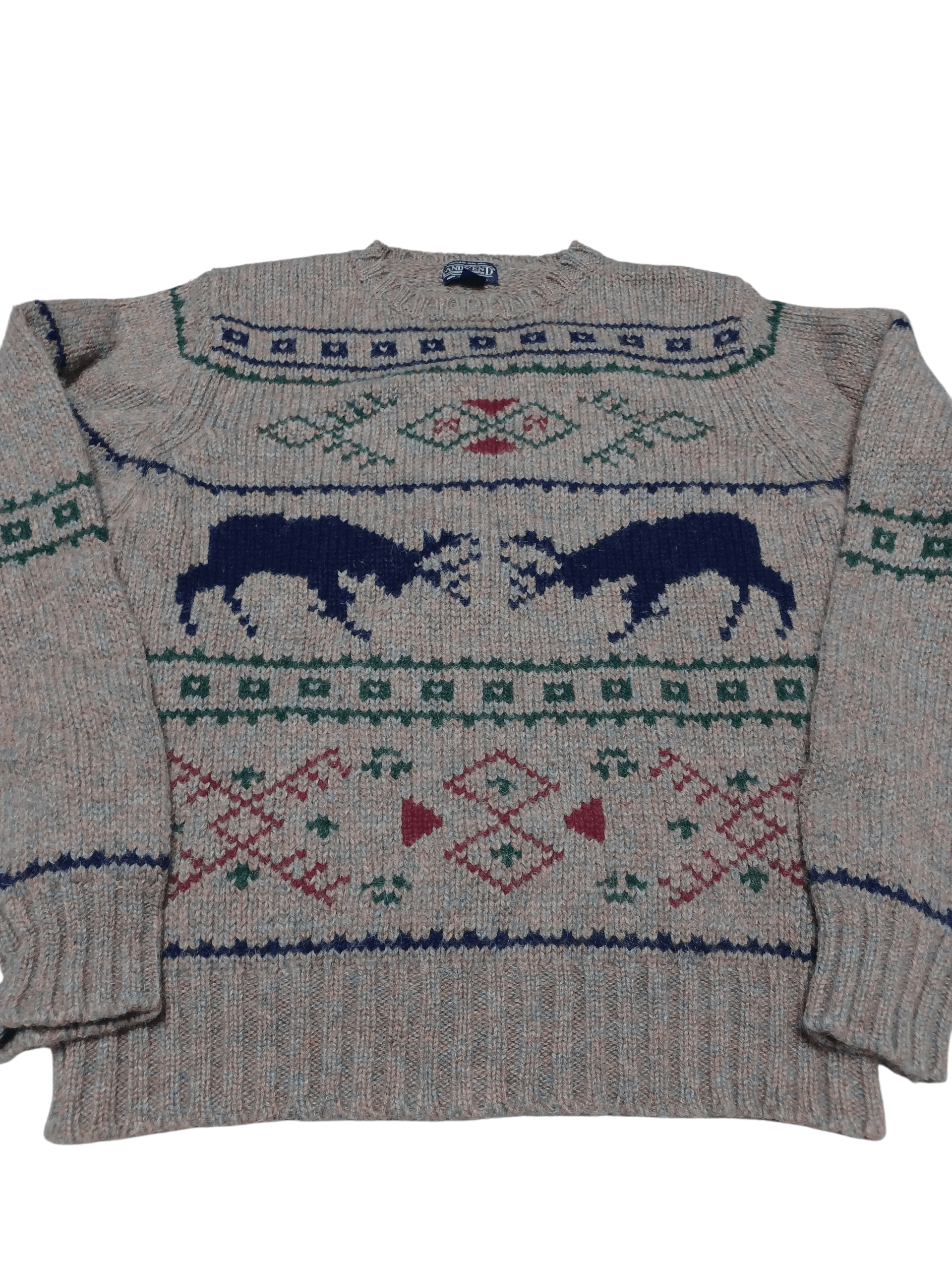 Other VINTAGE 90S 100% LAMNSWOOL MADE IN TAIWAN SWEATER Size US M / EU 48-50 / 2 - 2 Thumbnail