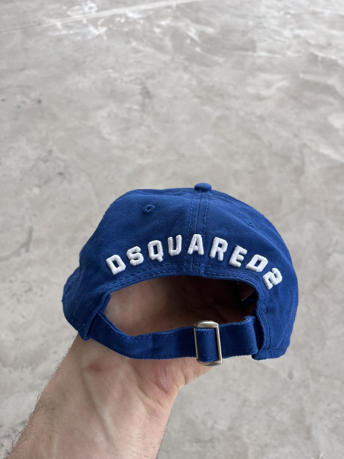 Dsquared2 Vintage Dsquared2 Icon Blue Distressed Cap Big Logo Y2K Size ONE SIZE - 4 Thumbnail