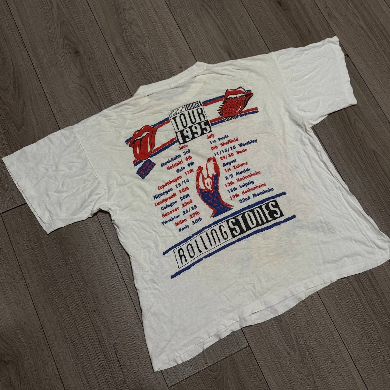 Other Vintage 1995 The Rolling Stones 'Voodoo Lounge Tour' T-Shirt Size US M / EU 48-50 / 2 - 7 Thumbnail