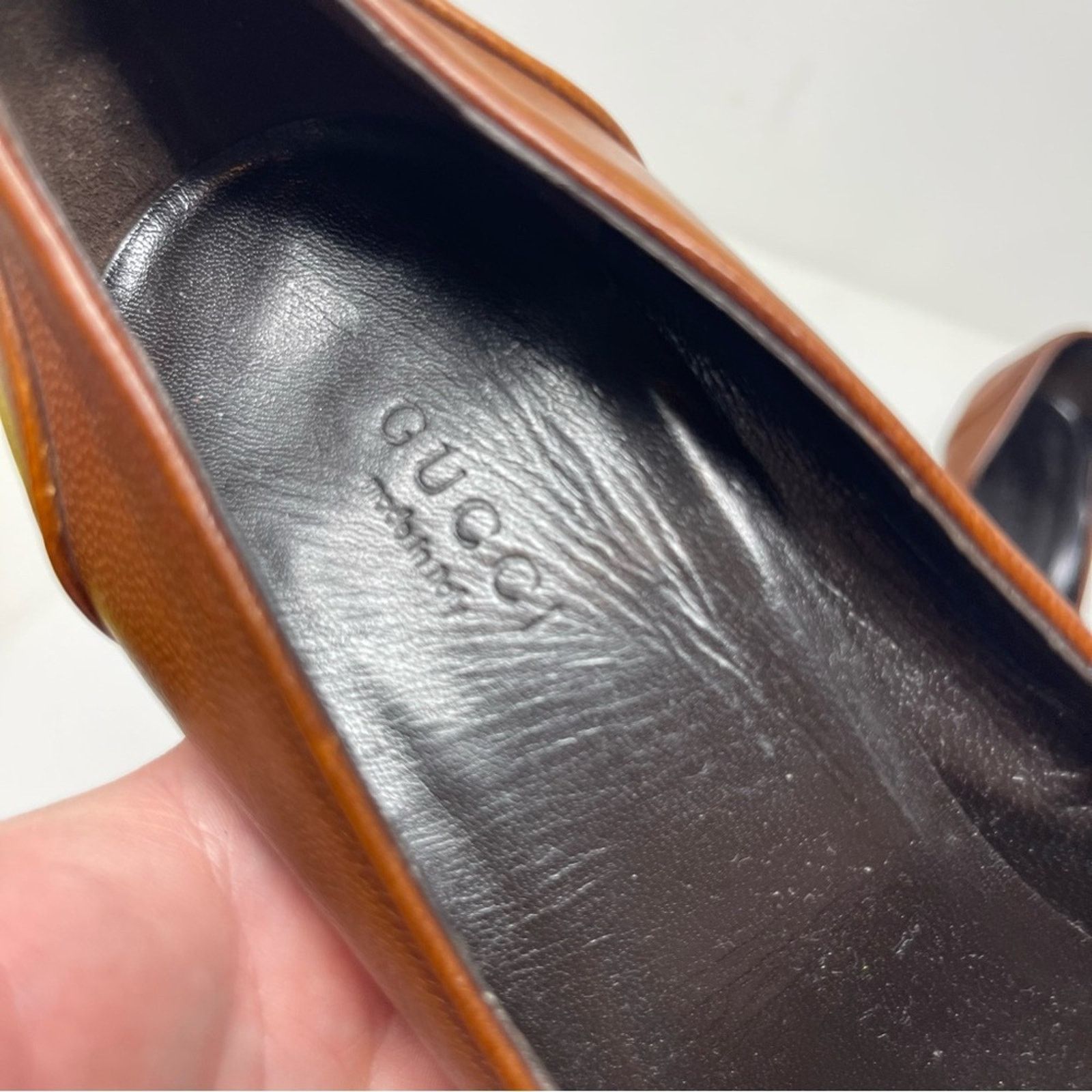 Gucci Gucci Brown Leather Horsebit Pumps Heels sz 7 Size US 7 / IT 37 - 2 Thumbnail