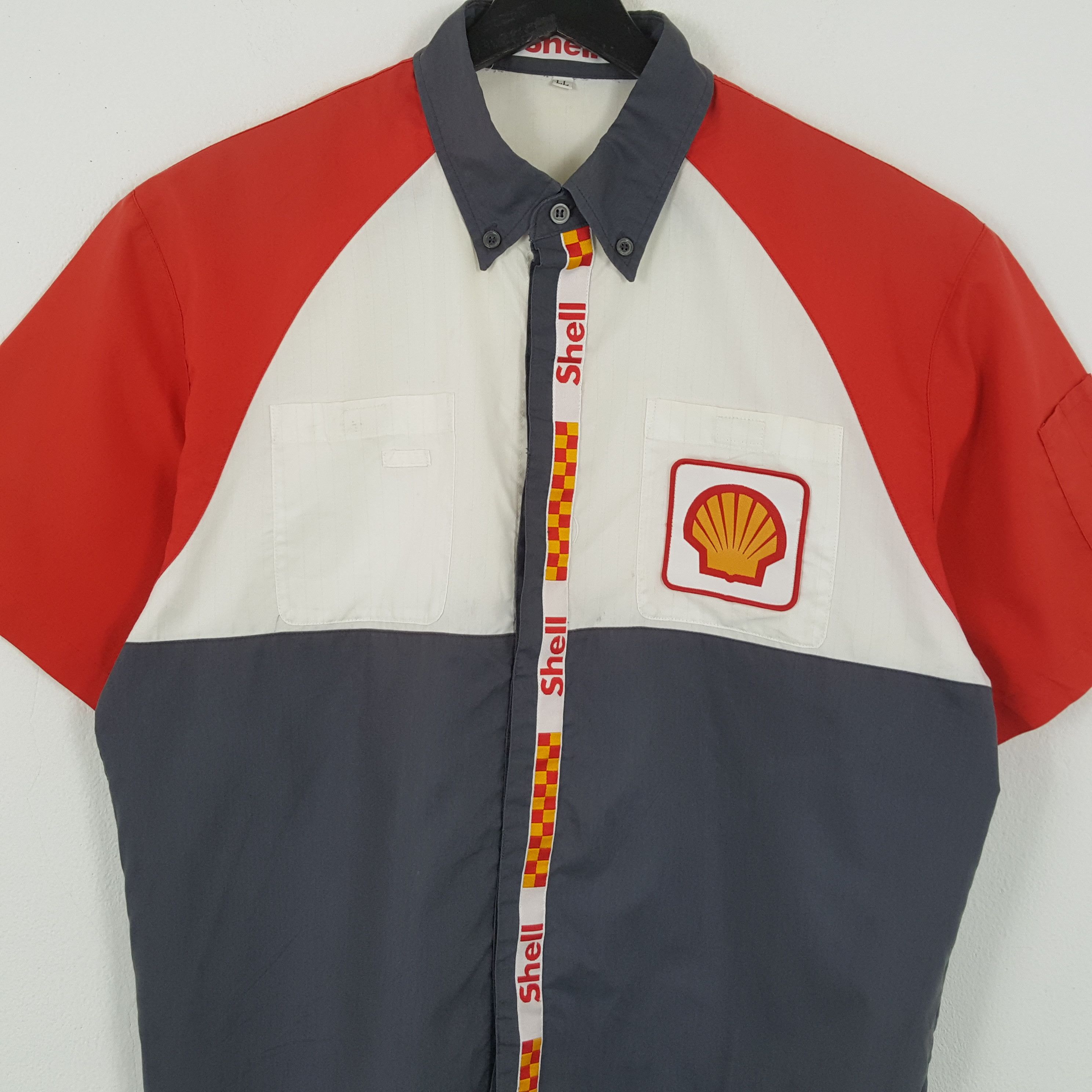 Vintage SHELL Workwear Style Jacket Size US L / EU 52-54 / 3 - 2 Thumbnail