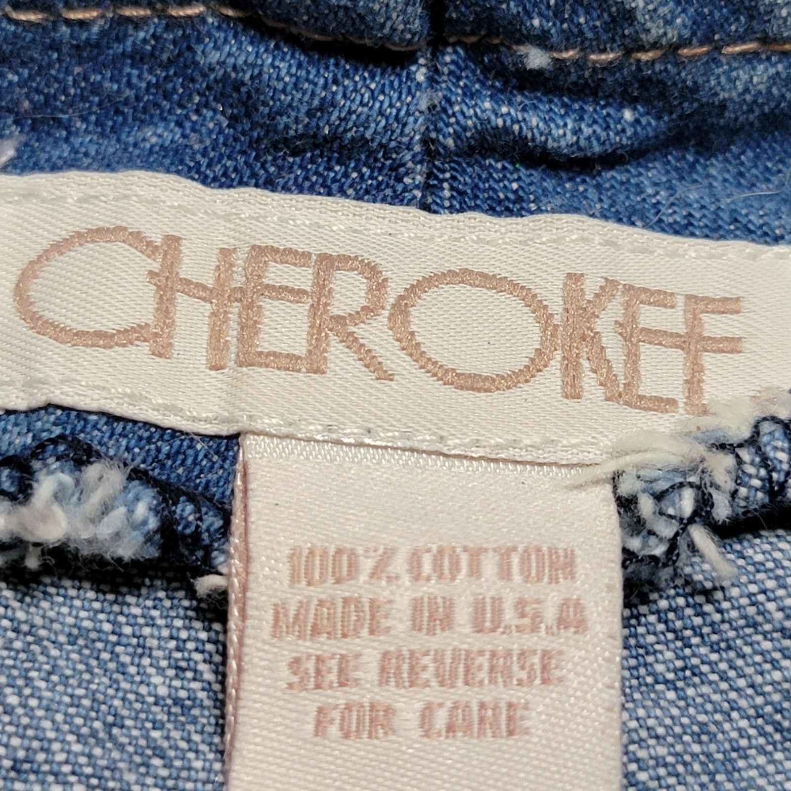 Cherokee Cherokee Denim Skorts w/ Full Button Front - Size 18 Size 40" / US 18 - 5 Thumbnail