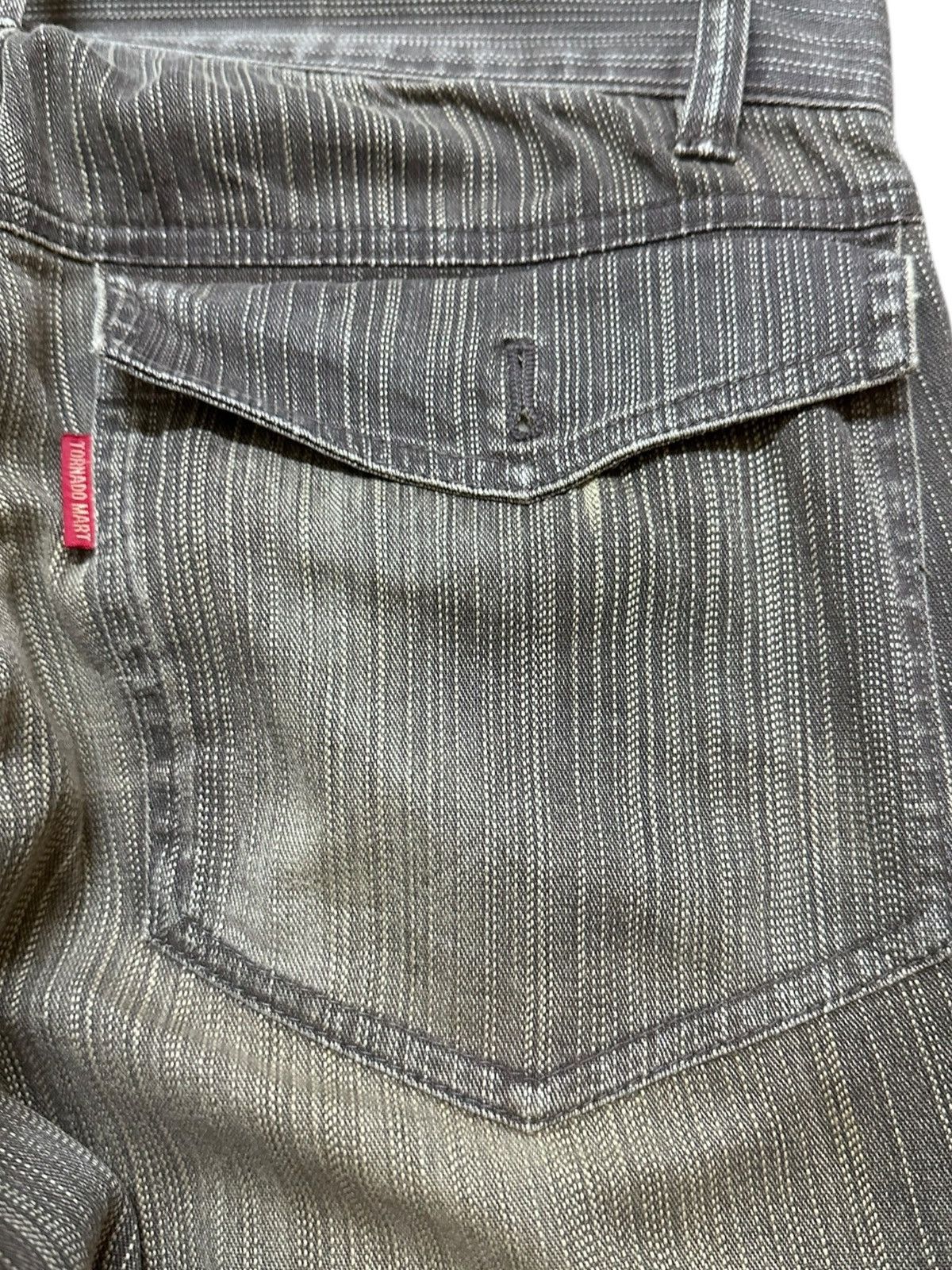 Tornado Mart Vintage Tornado Mart Flare Zipper Detail Avant Garde Jeans Size US 30 / EU 46 - 11 Thumbnail