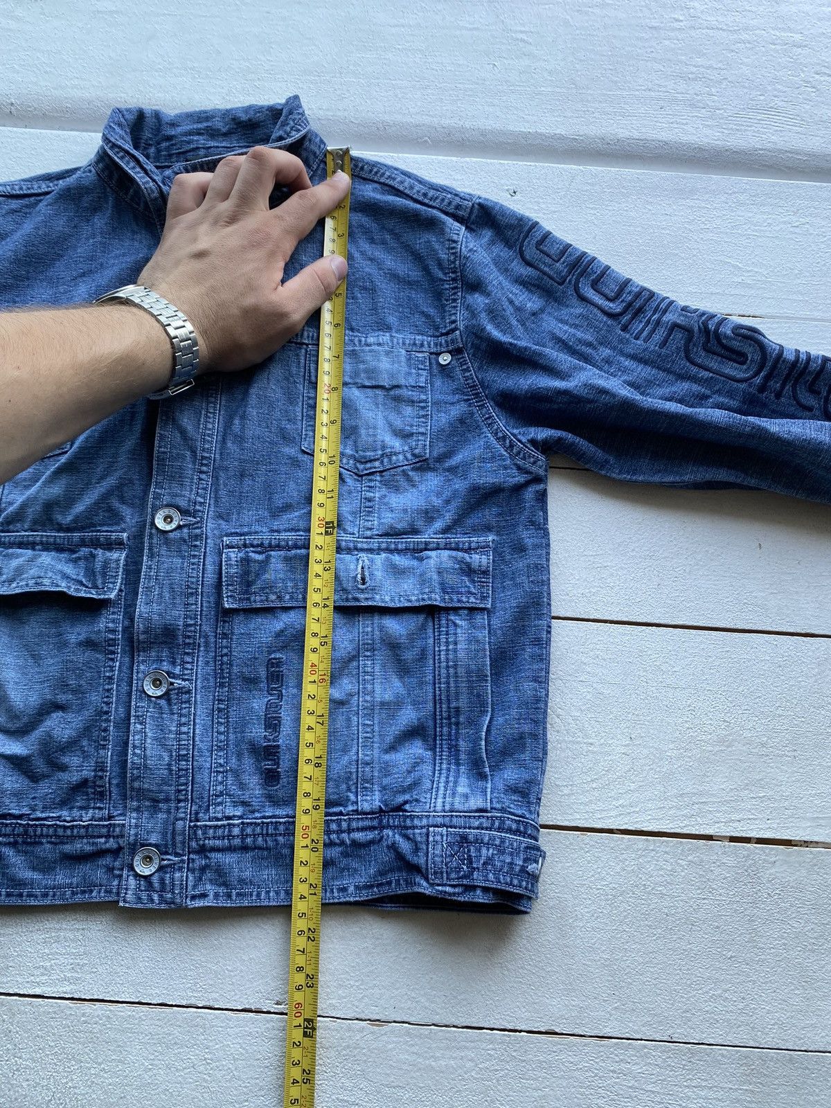 Quiksilver 🔥90s Quiksilver Vntg Rare Surf Archive Denim Jacket y2k Size M / US 6-8 / IT 42-44 - 14 Thumbnail