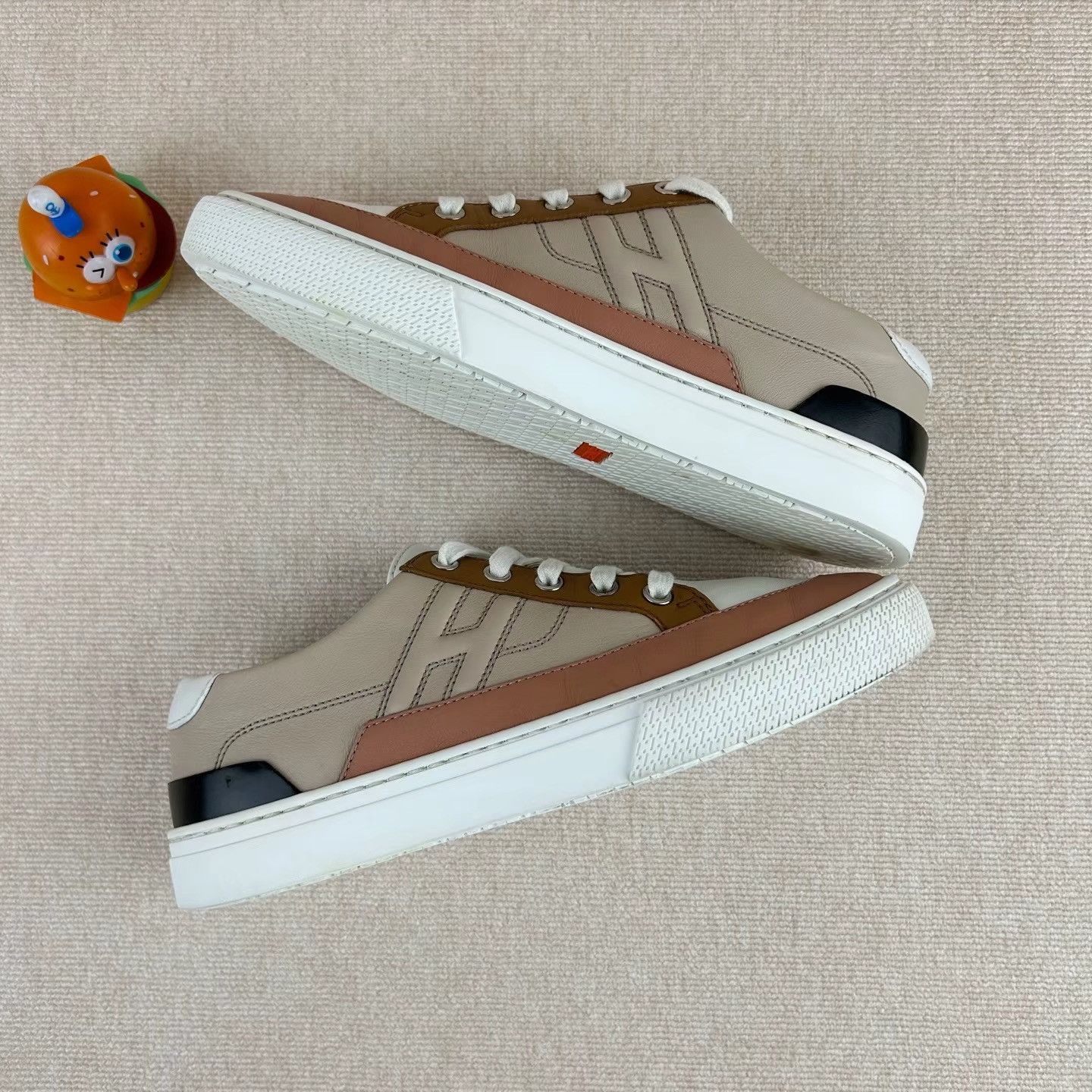 Hermes Hermes Color-block Skate Shoes K69 Size US 7 / IT 37 - 4 Thumbnail