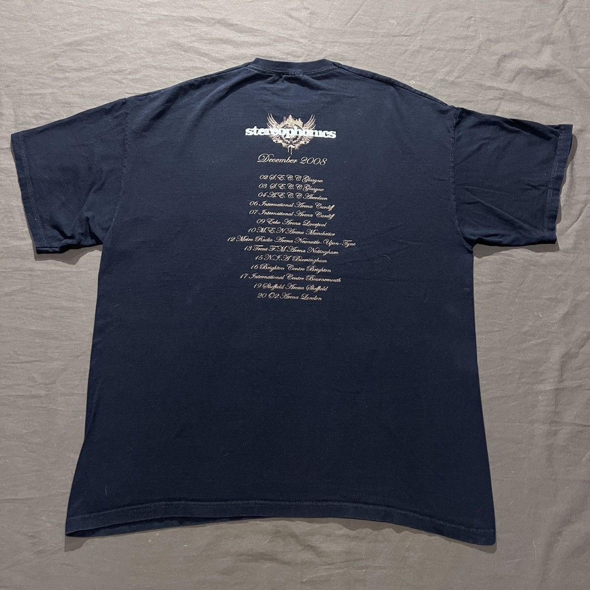 Band Tees Vintage Y2K Stereophonics Tour Promo Tee XL Rock Bsnd Size US XL / EU 56 / 4 - 4 Thumbnail