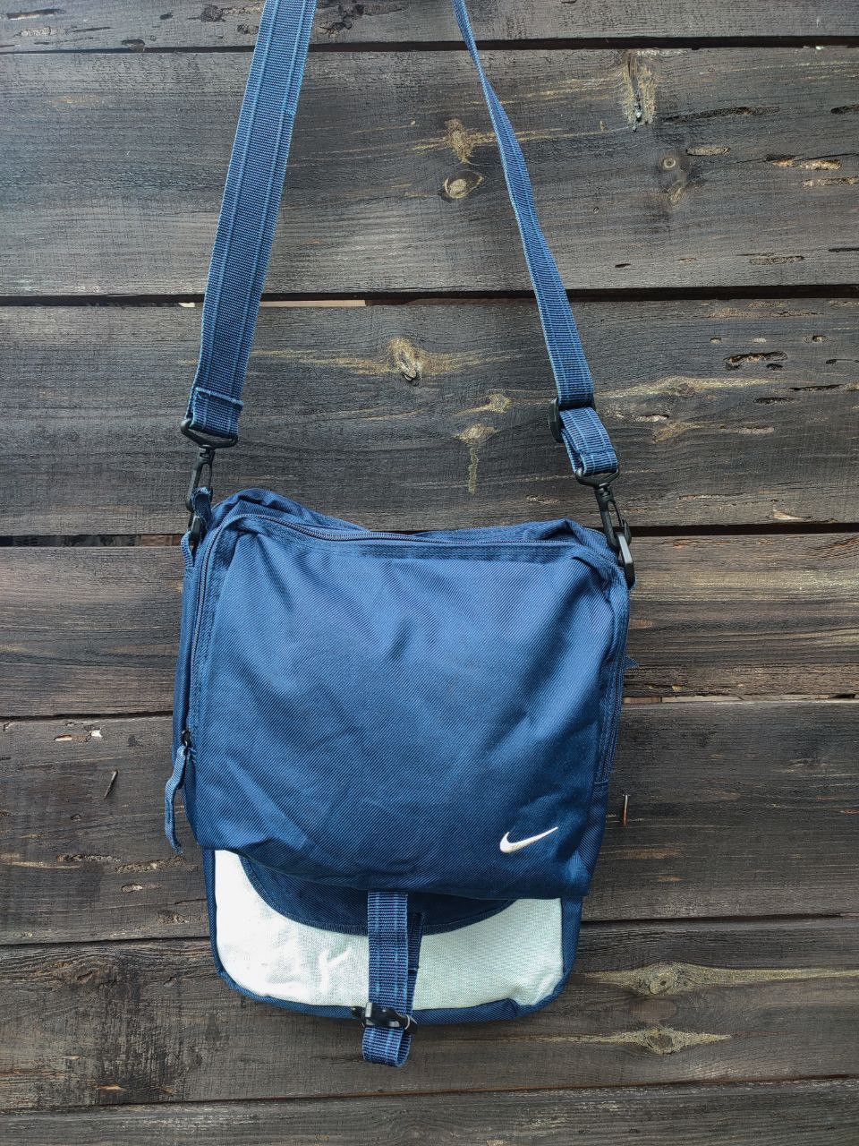 Nike Vintage Nike Y2K Messenger Bag - Navy Shoulder Crossbody Bag Size ONE SIZE - 5 Thumbnail