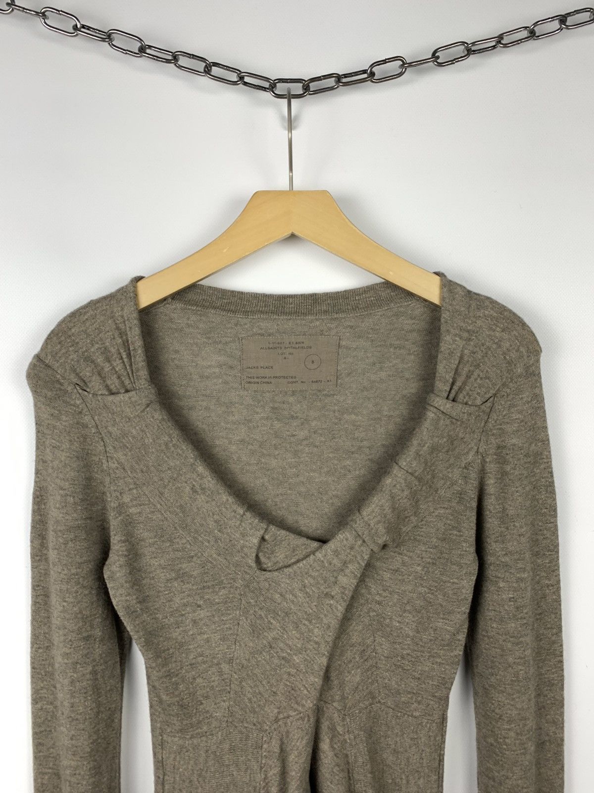 Allsaints Allsaints Symphony Knit Dress Women’s Size 8 Wool Cotton Size M / US 6-8 / IT 42-44 - 2 Thumbnail