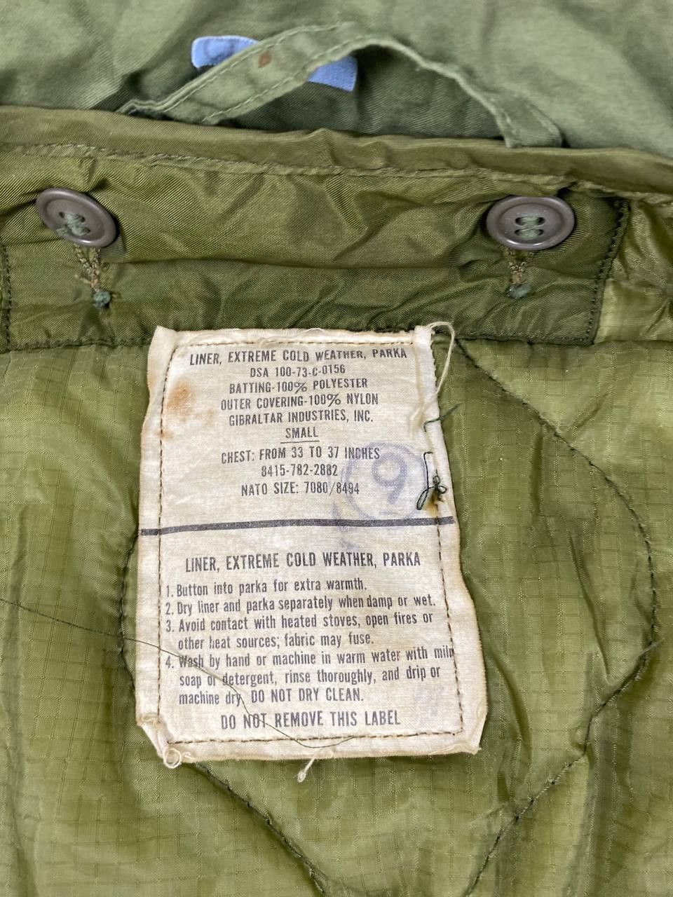 Vintage vintage us army cold wheater fishtail parka scovill zipper Size US S / EU 44-46 / 1 - 7 Thumbnail