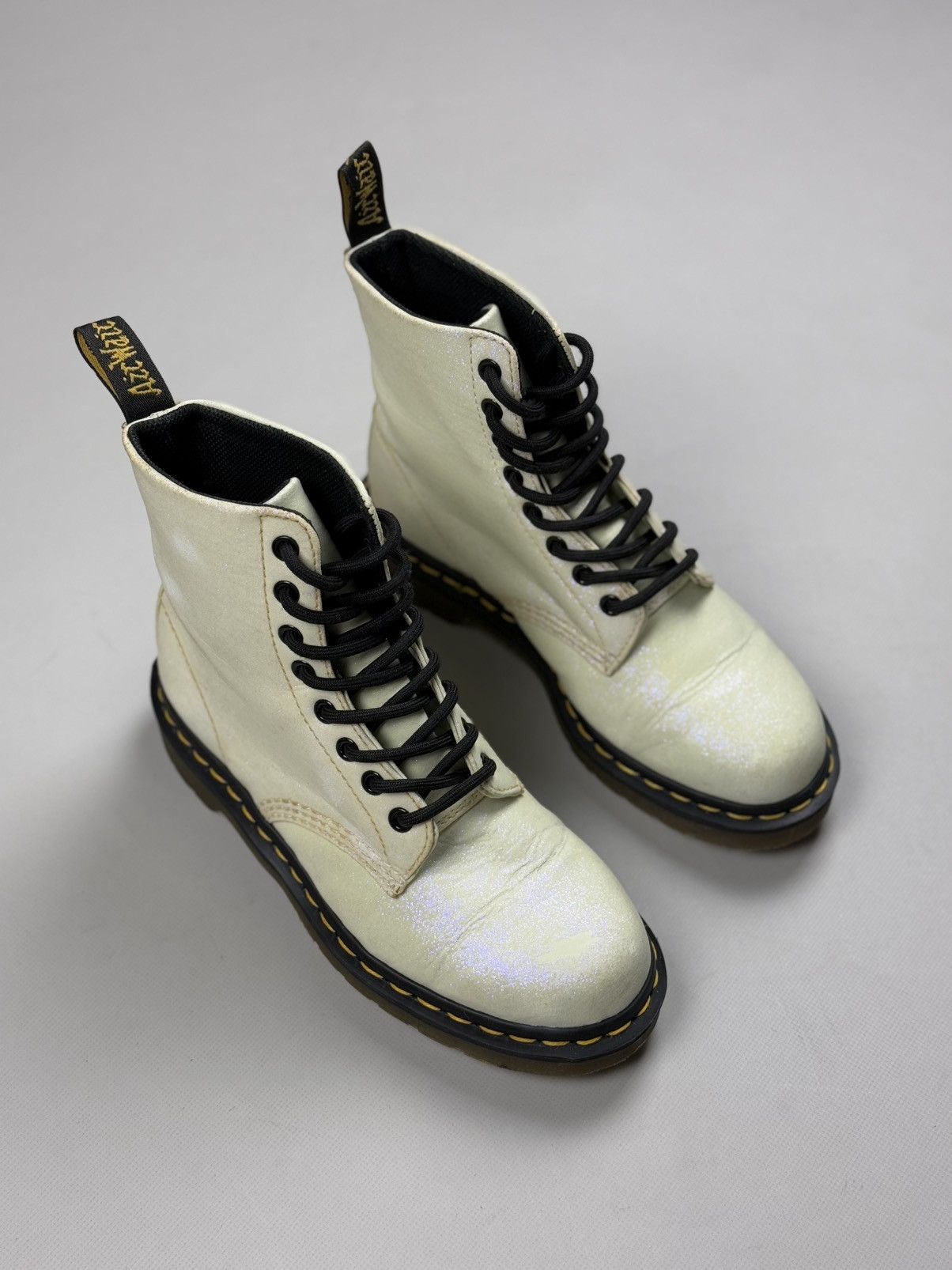 Dr. Martens Dr. Martens Pascal Glitter Ladies 1460 Boots Shoes Size US 8 / IT 38 - 3 Thumbnail