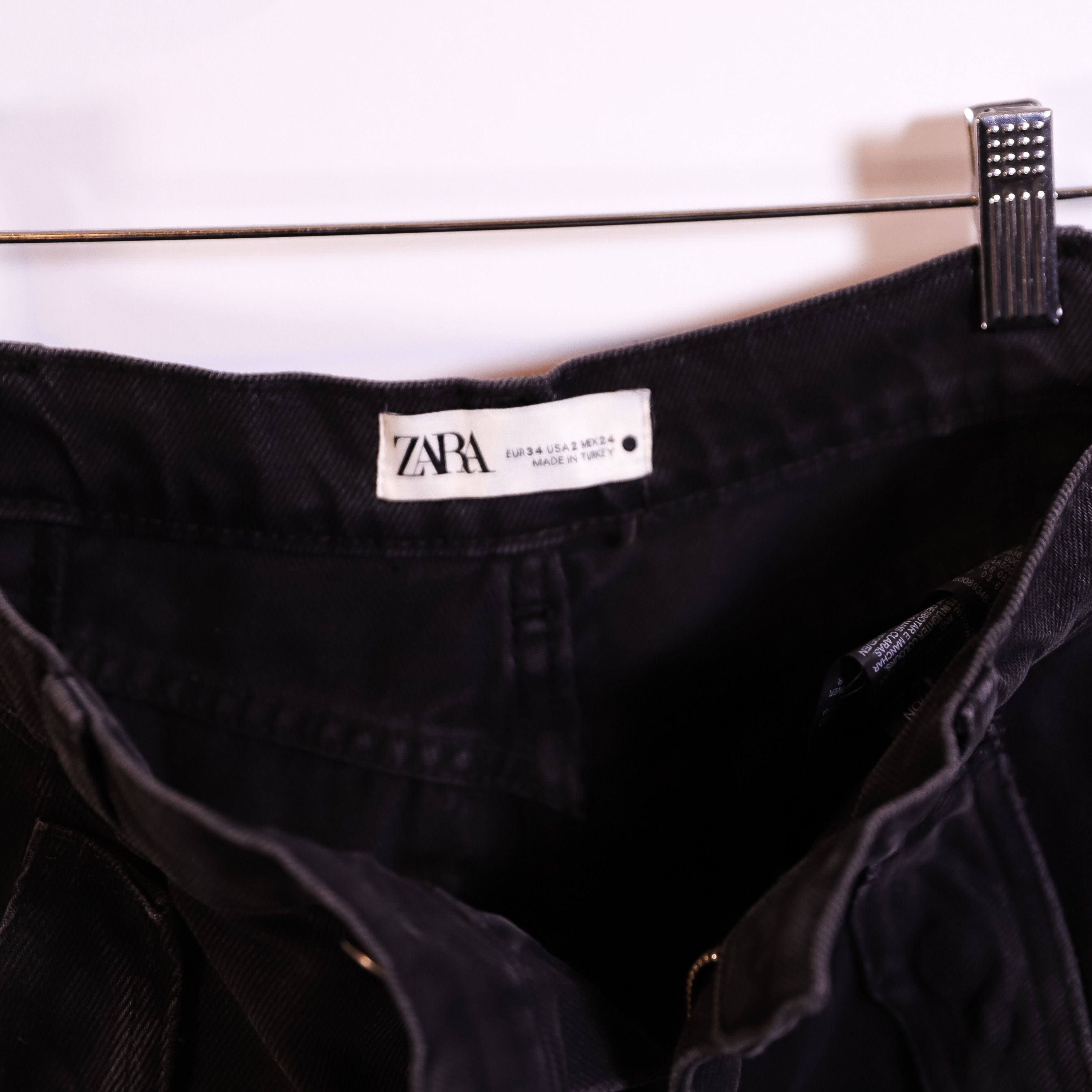 Zara Zara Cotton Stretch Cargo Army Multi Pocket Size 26" / US 2 / IT 38 - 2 Thumbnail
