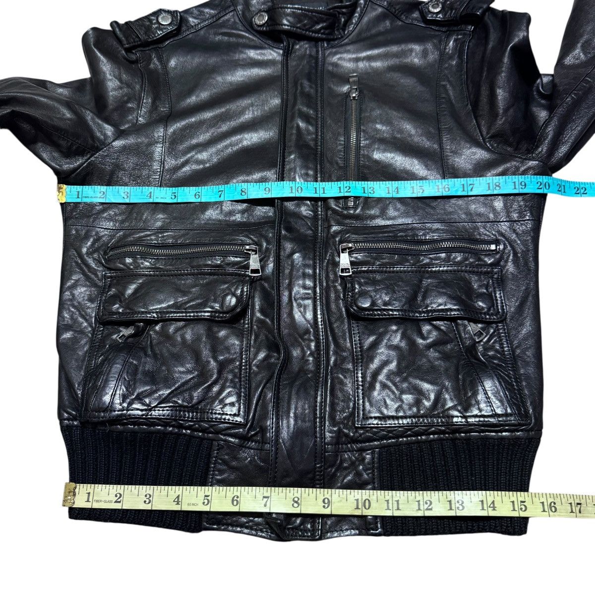 Dolce & Gabbana Vintage Dolce & Gabbana Black Leather Jacket Multipocket Size US M / EU 48-50 / 2 - 23 Thumbnail