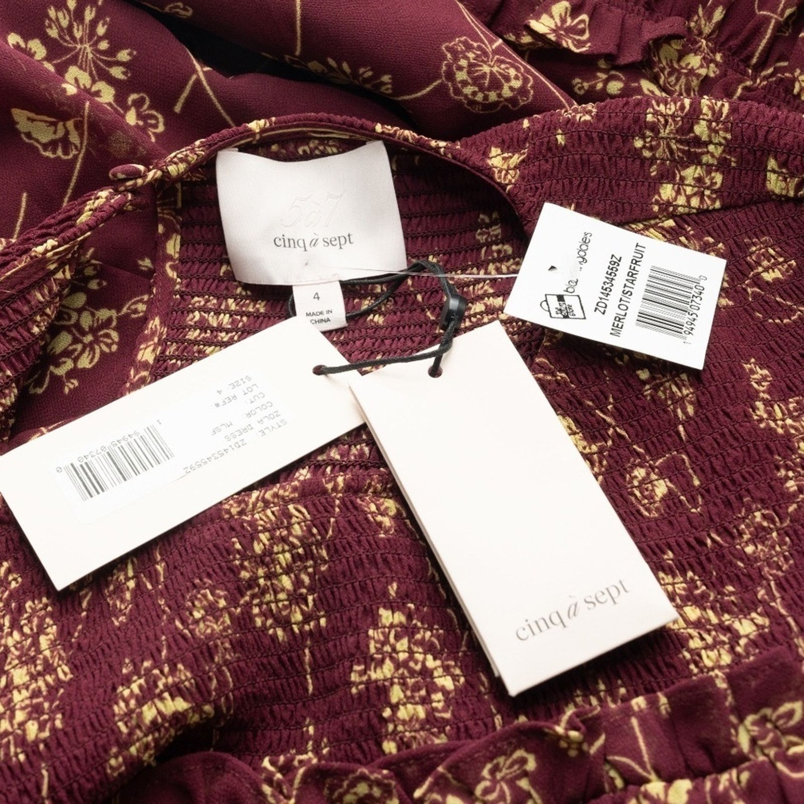Cinq a Sept Cinq A Sept. Zola Chiffon Shift Dress. Size S / US 4 / IT 40 - 14 Thumbnail
