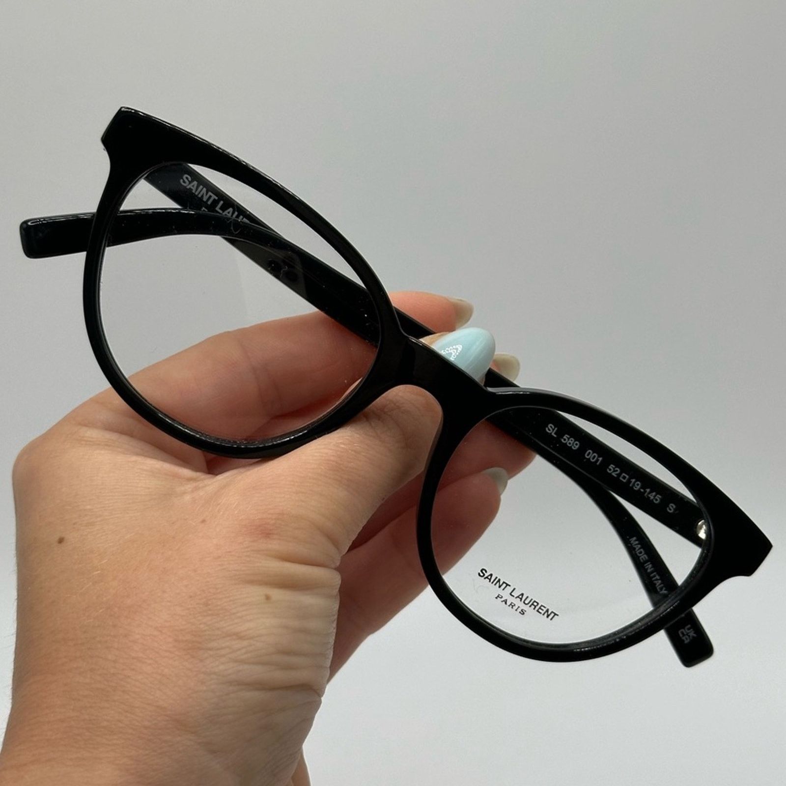 Yves Saint Laurent NEW SAINT LAURENT SL 589 001 Black/Transparent Women Size ONE SIZE - 10 Thumbnail