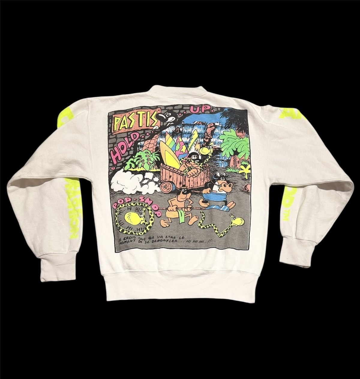 Vintage Vintage Pop Art Comic Style Back Graphic Sweatshirt Size US M / EU 48-50 / 2 - 1 Thumbnail