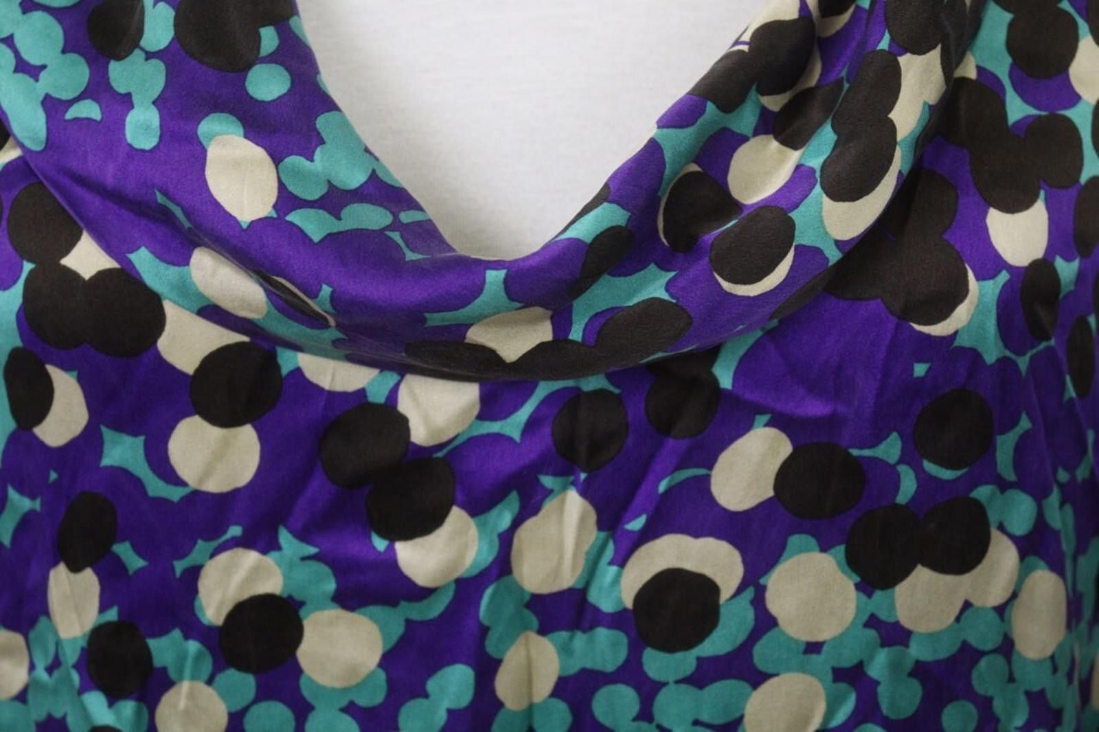 Missoni Missoni Multicolor Polka Dot 100% Cowl Shift Dress Size 6 Size M / US 6-8 / IT 42-44 - 5 Thumbnail