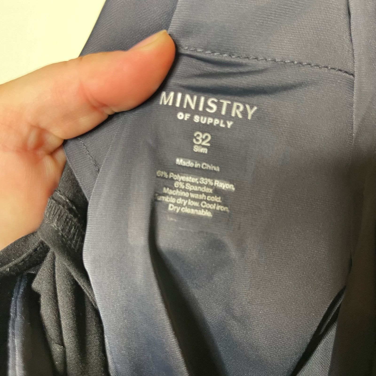 Ministry Of Supply Ministry Of Supply Ankle Chino Pants Black Mens 32x29 Size US 32 / EU 48 - 6 Thumbnail