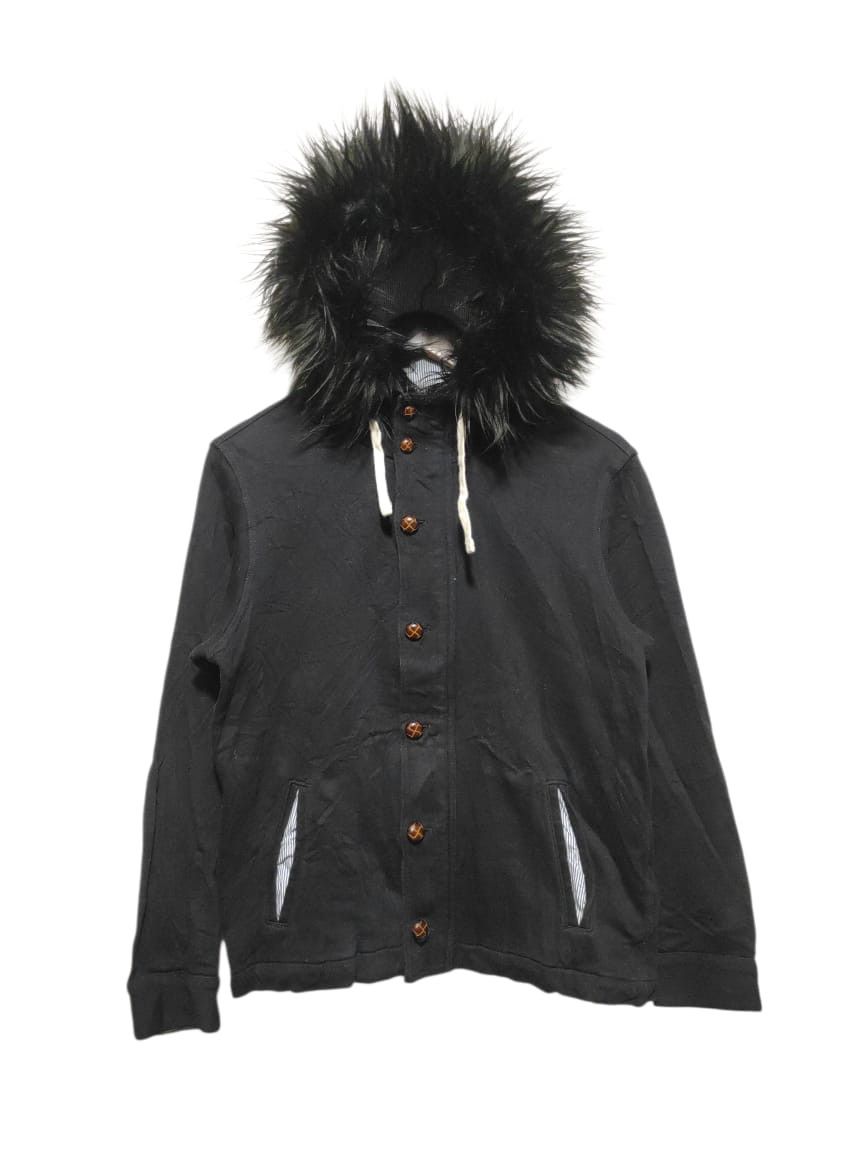 Hysteric Glamour Beams Zip Button Fur Hoodie Ifsixwasnine Lgb Style Size US S / EU 44-46 / 1 - 1 Thumbnail