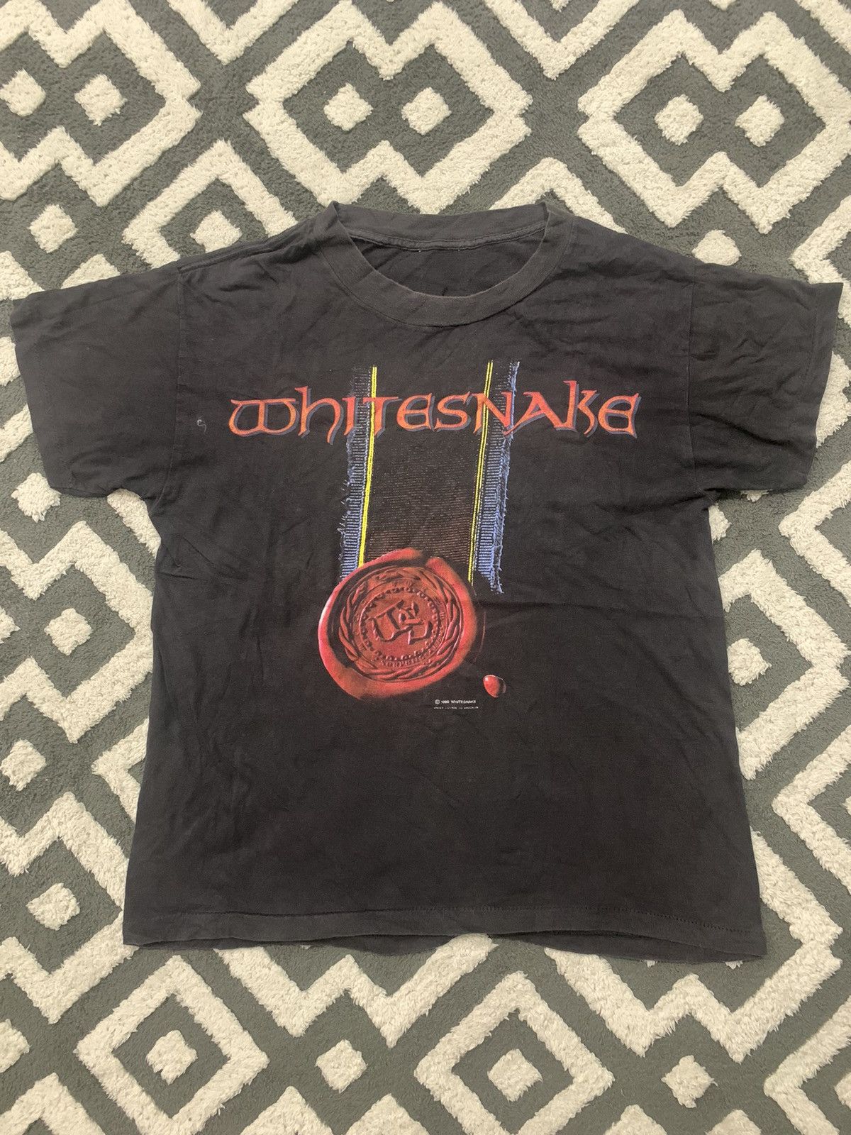 Vintage VINTAGE WHITESNAKE BAND Size US L / EU 52-54 / 3 - 1 Thumbnail