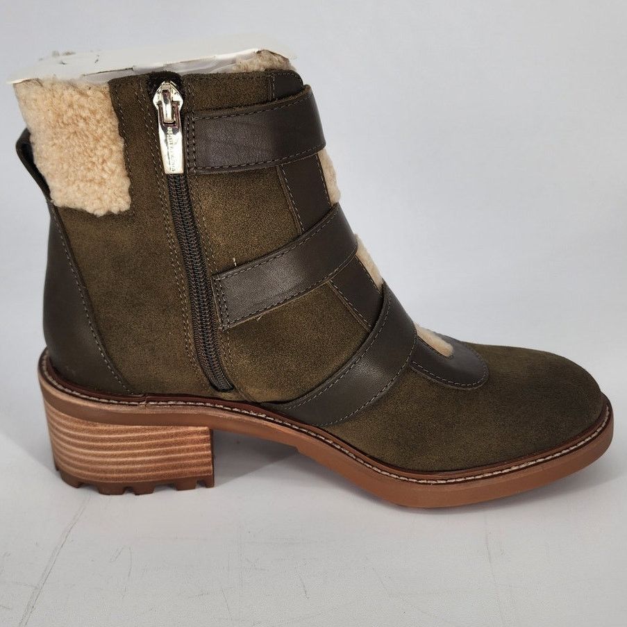 Vince Camuto Vince Camuto Klerica Shearling Boots in Olive Green Size 7M Size US 7 / IT 37 - 3 Thumbnail