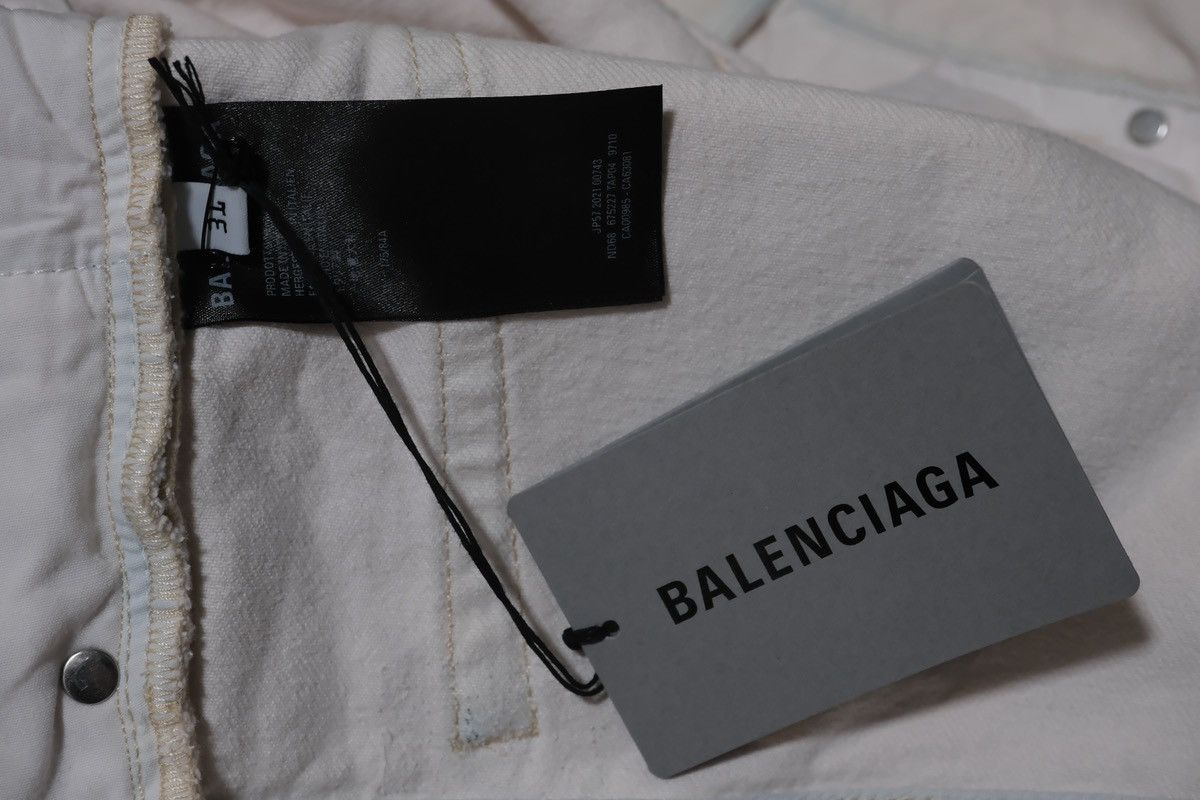 Balenciaga Balenciaga aw21 damaged baggy cargo jeans Size US 31 - 12 Thumbnail