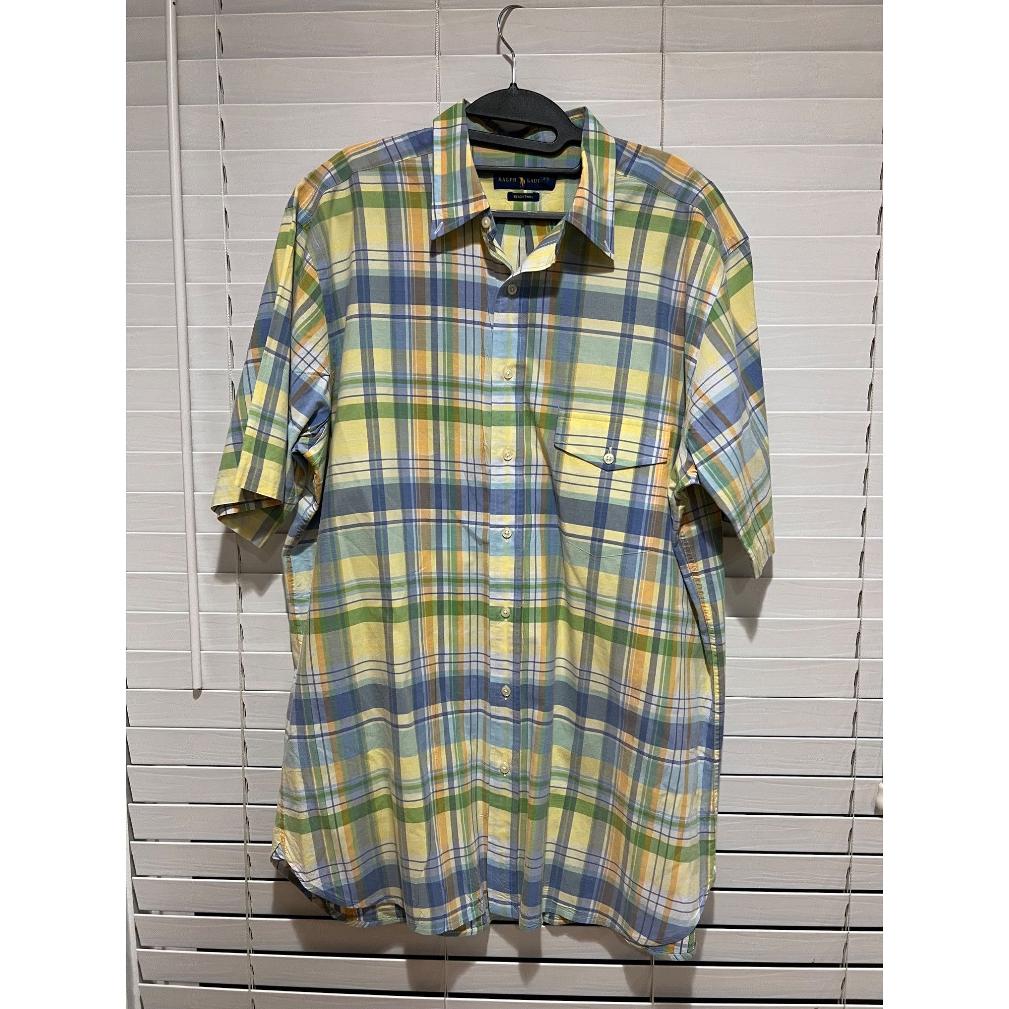 Ralph Lauren Ralph Lauren Short Sleeve Button Up Shirt - Size LT Size US L / EU 52-54 / 3 - 1 Thumbnail