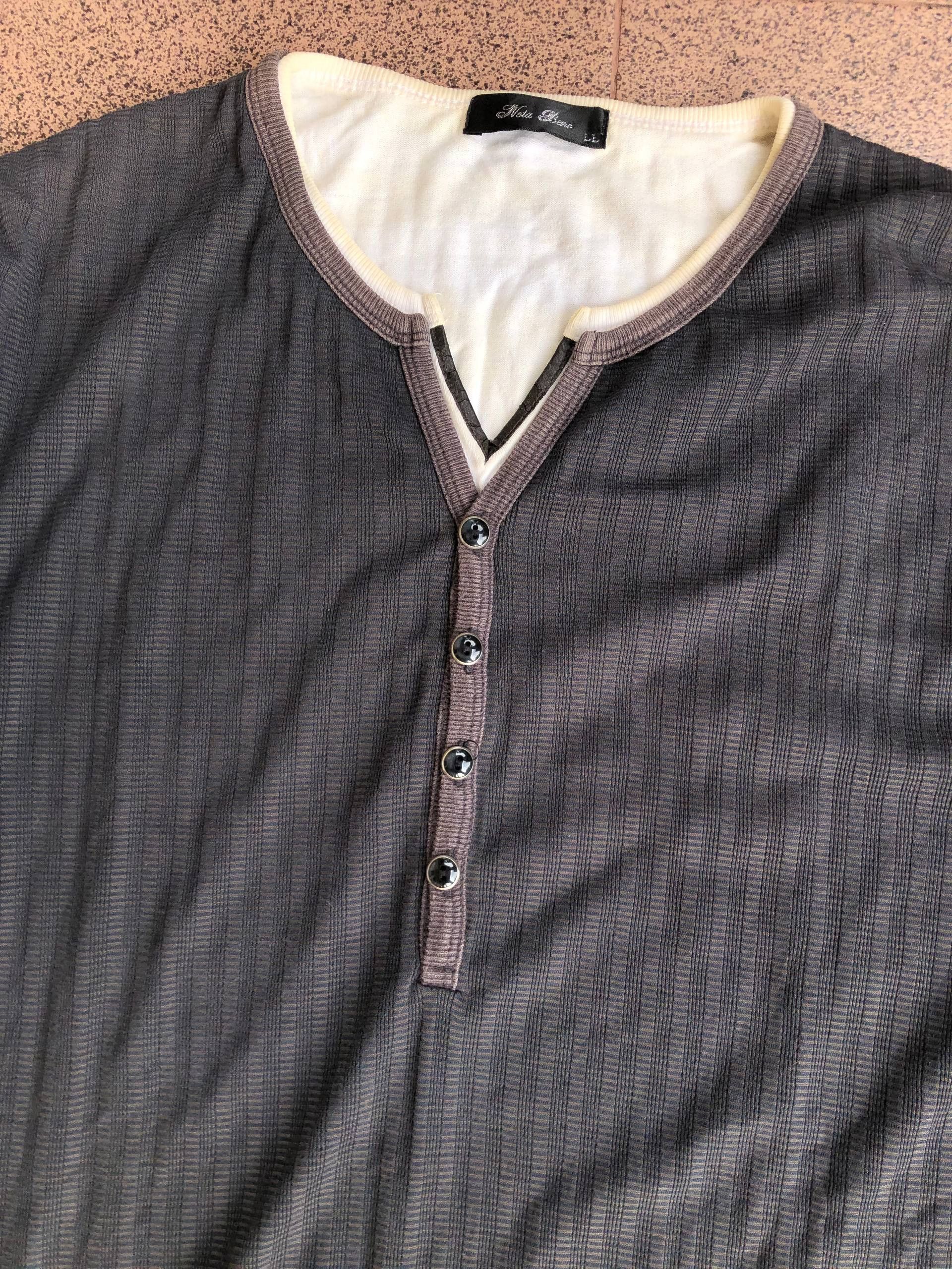 If Six Was Nine 2000s double layer notabene longsleeve Size US L / EU 52-54 / 3 - 3 Thumbnail