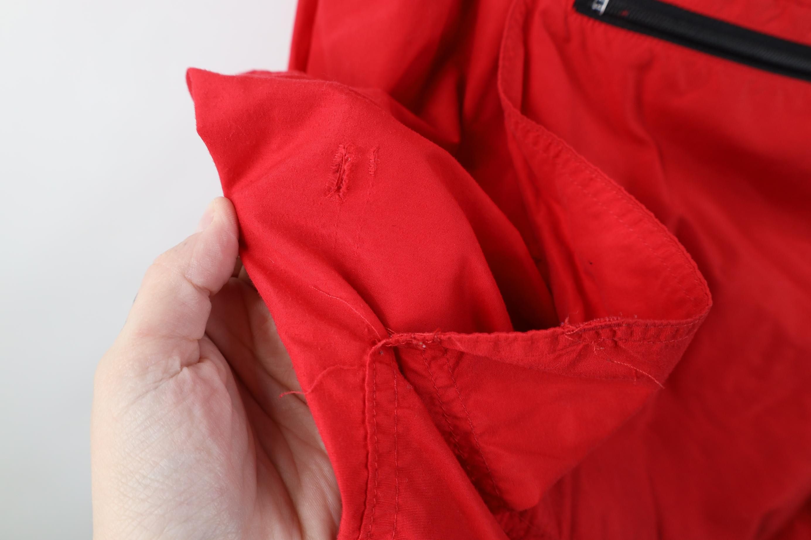 L.L. Bean Vintage 90s LL Bean Hooded Anorak Windbreaker Jacket Red USA Size US XXL / EU 58 / 5 - 8 Thumbnail