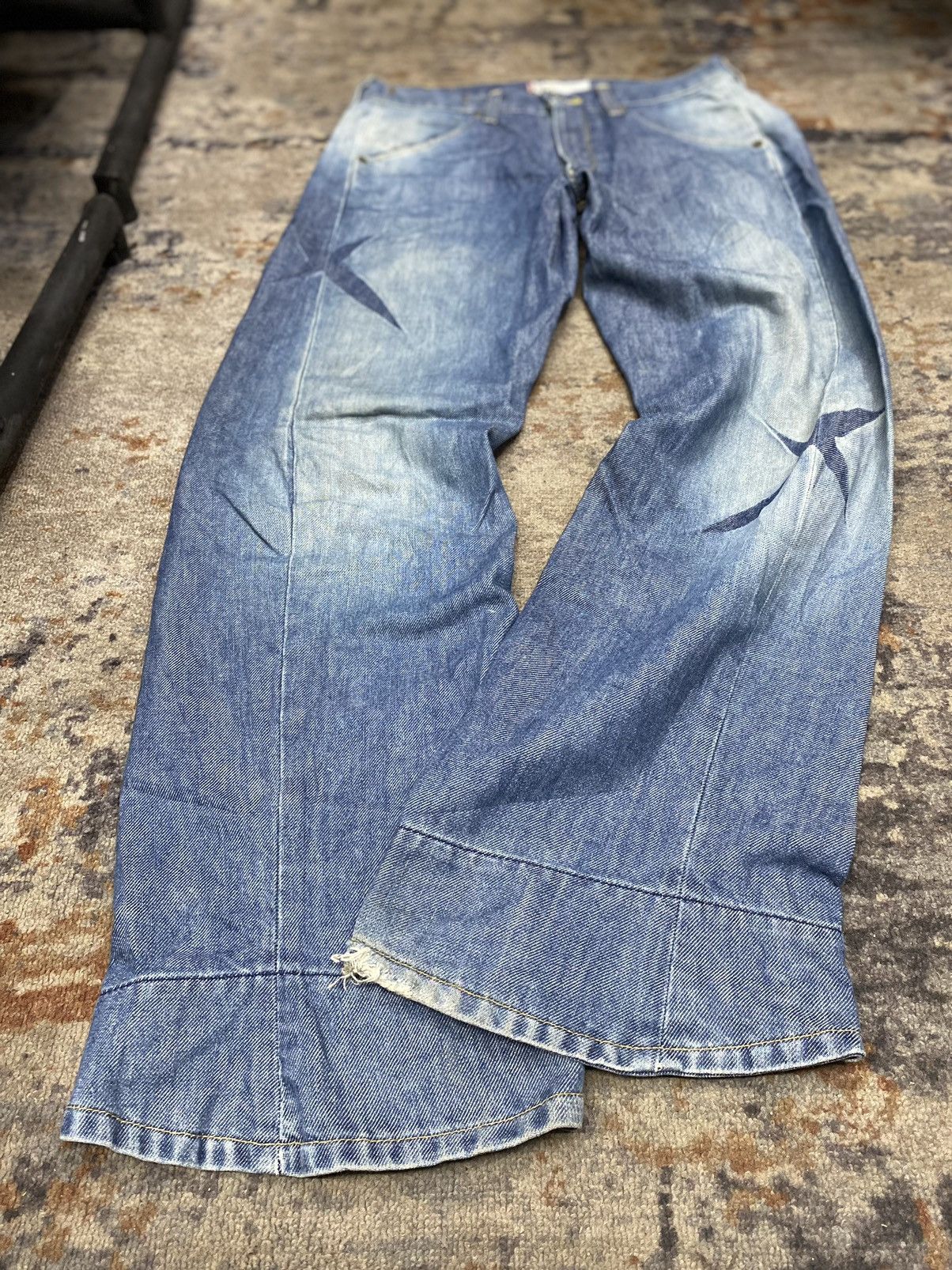 Levi's vintage levis engineered star back painted distressed Size US 30 / EU 46 - 5 Thumbnail