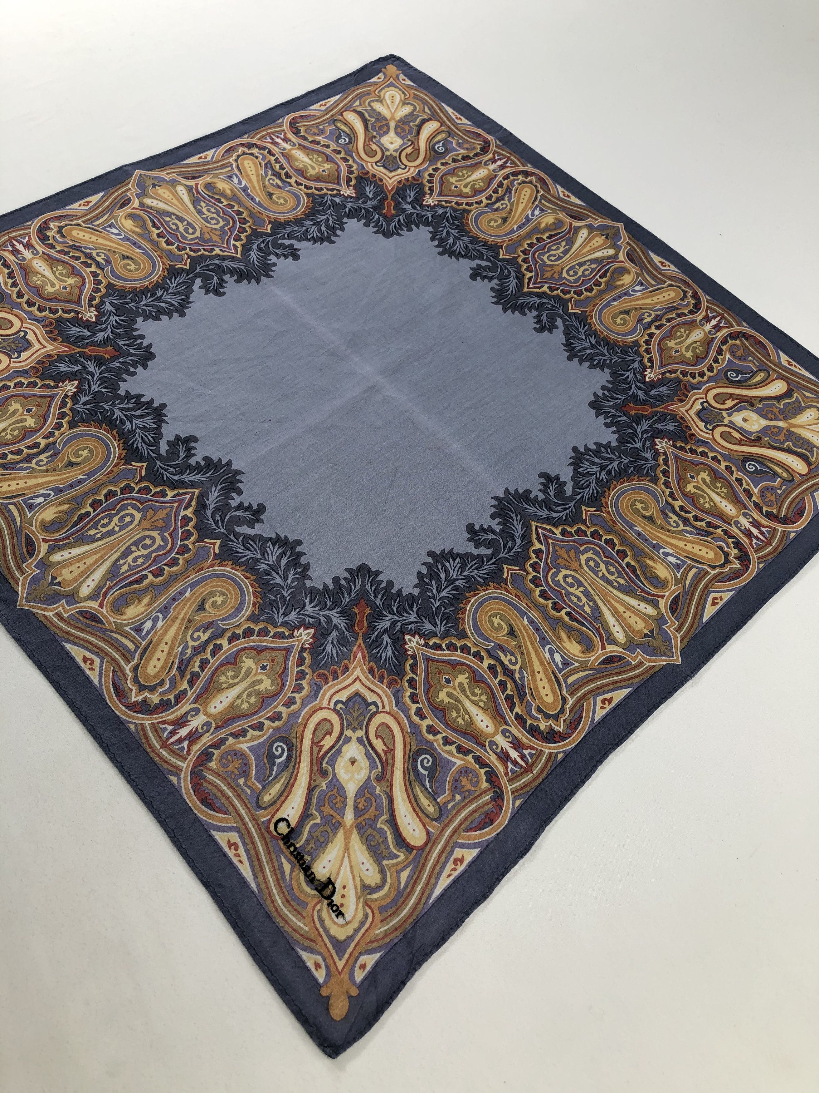 Vintage Christian Dior Handkerchief / Bandana / Babushka Size ONE SIZE - 3 Thumbnail