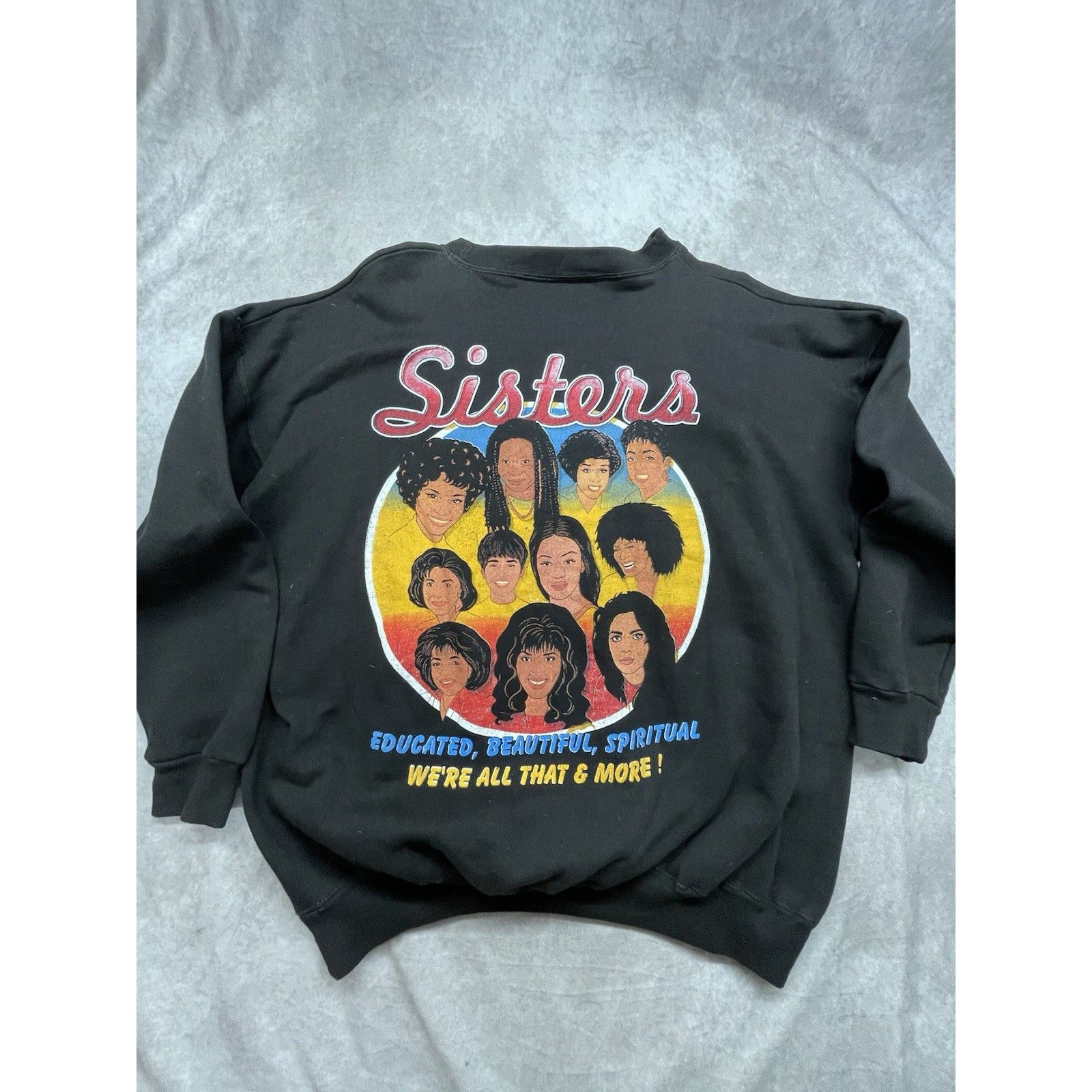 Other Vintage 1997 Million Woman March Sweatshirt Sisters Black Hi Size US XL / EU 56 / 4 - 8 Thumbnail