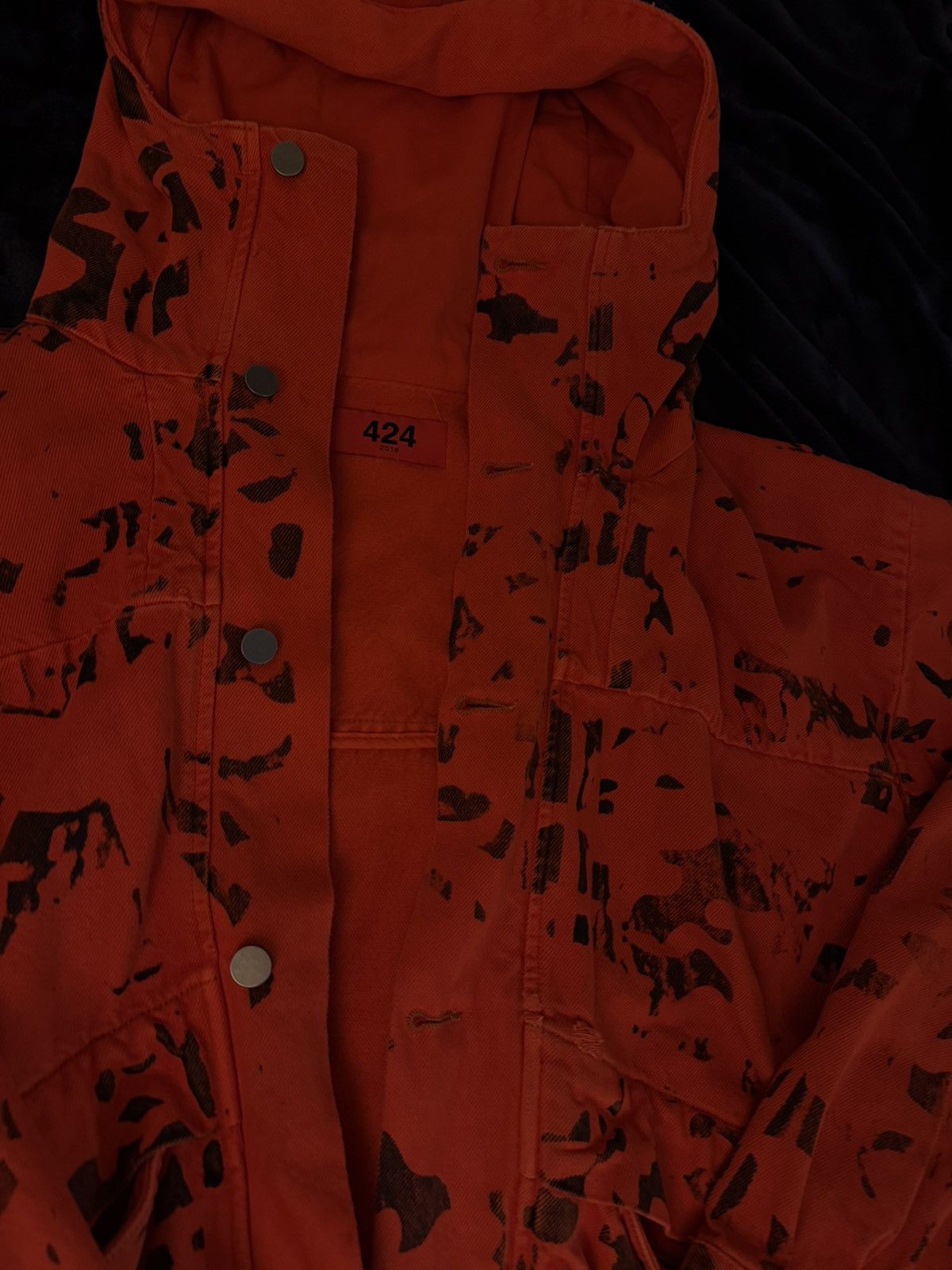 424 424 Denim Red jacket 2018 XL Size US XL / EU 56 / 4 - 3 Thumbnail