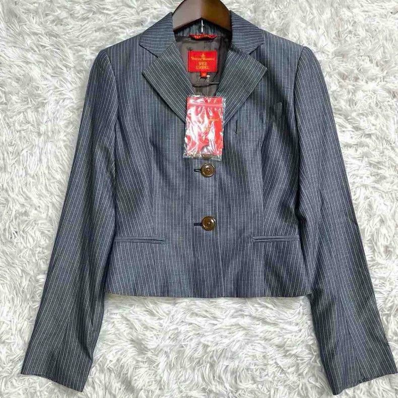 Vivienne Westwood Vivienne Westwood Striped Short Jacket - dmc Size US XS / EU 42 / 0 - 1 Thumbnail