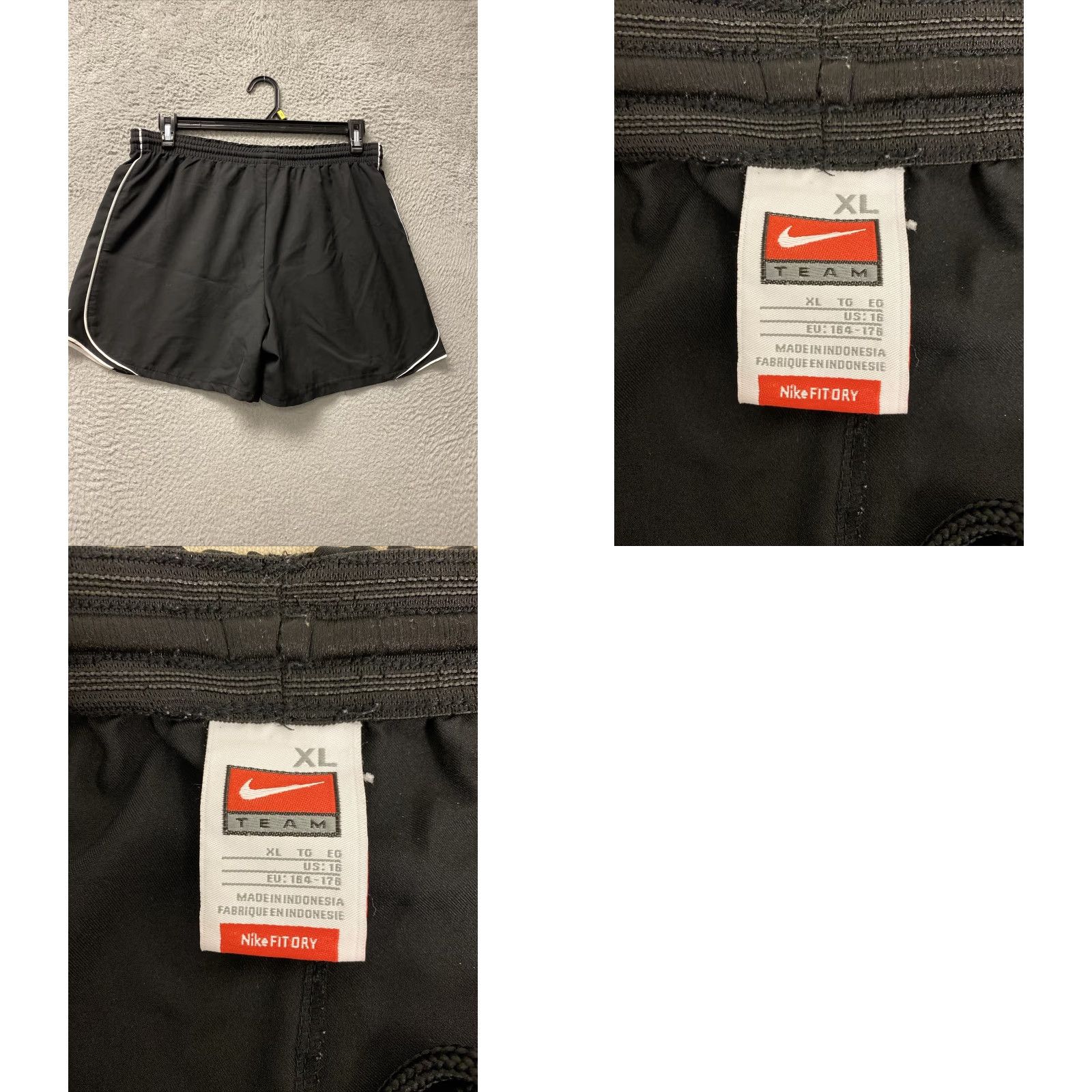 Nike Nike Women Black Athletic Shorts XL / 113-45 Size 40" / US 18 - 8 Thumbnail