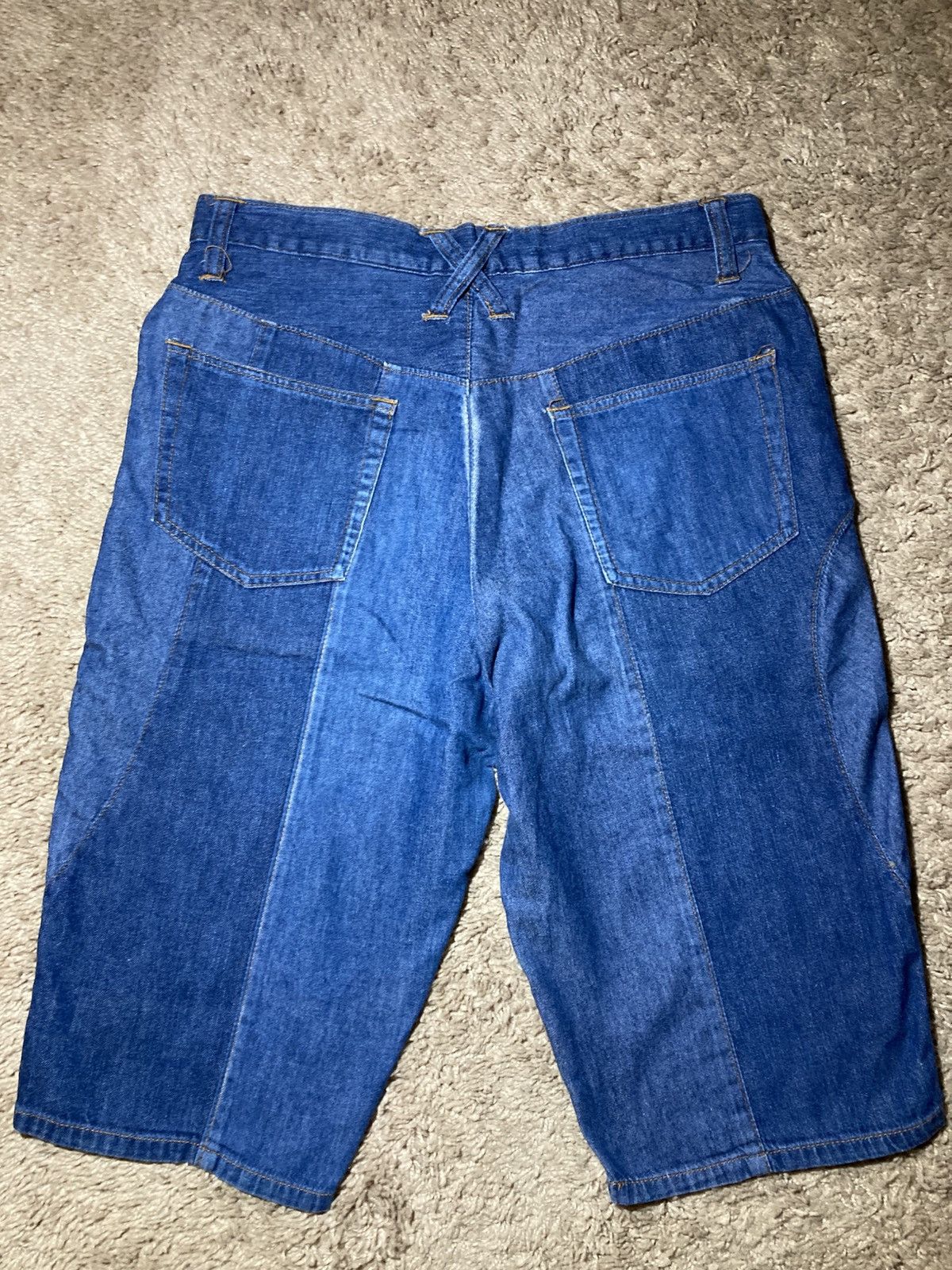 Hysteric Glamour 80s Hysteric Glamour Snap Button Patchwork Jean Shorts Size US 28 / EU 44 - 7 Thumbnail