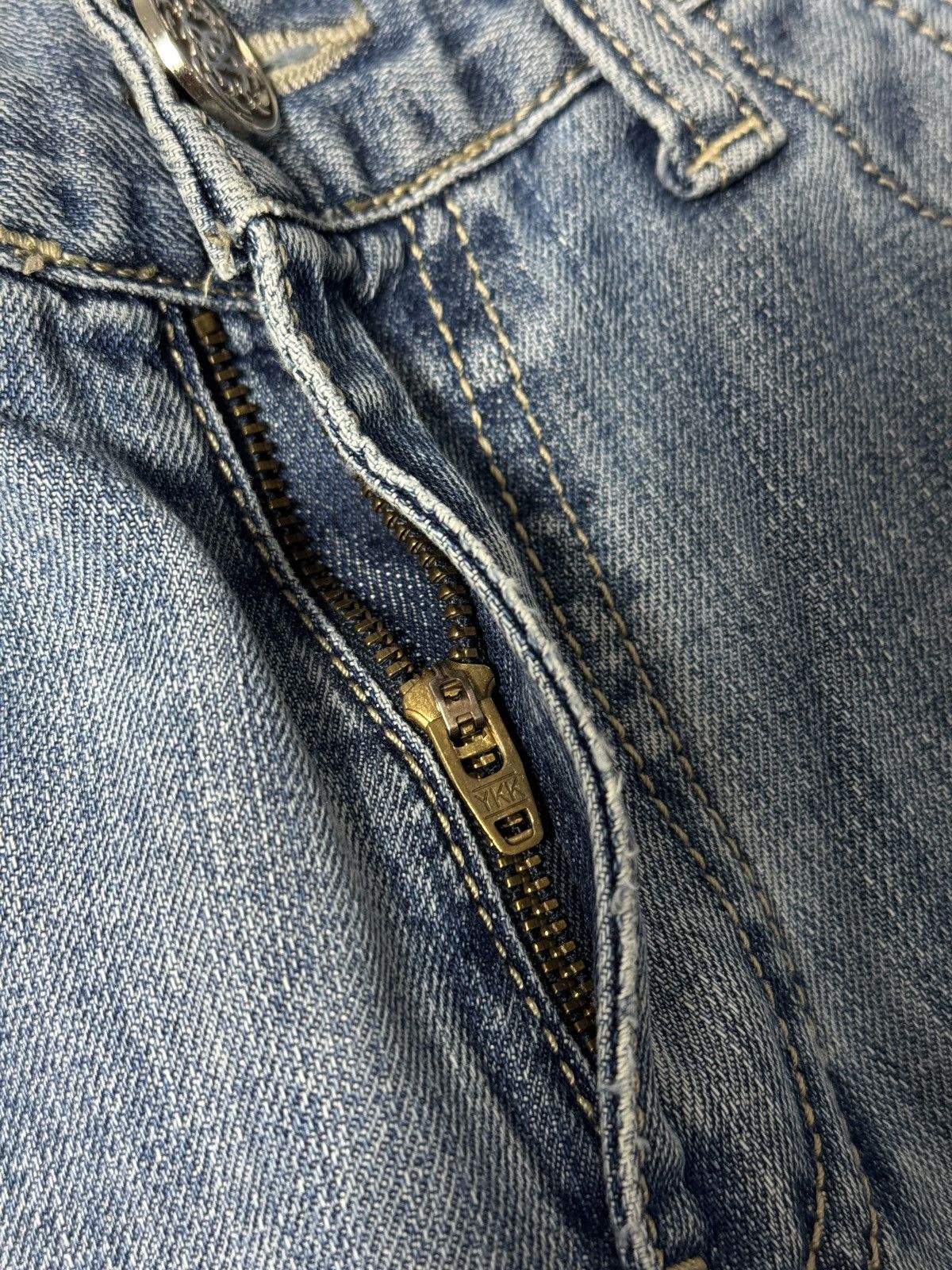 Roberto Cavalli VINTAGE ROBERTO CAVALLI 2000s DENIM PANTS Size US 36 / EU 52 - 8 Thumbnail