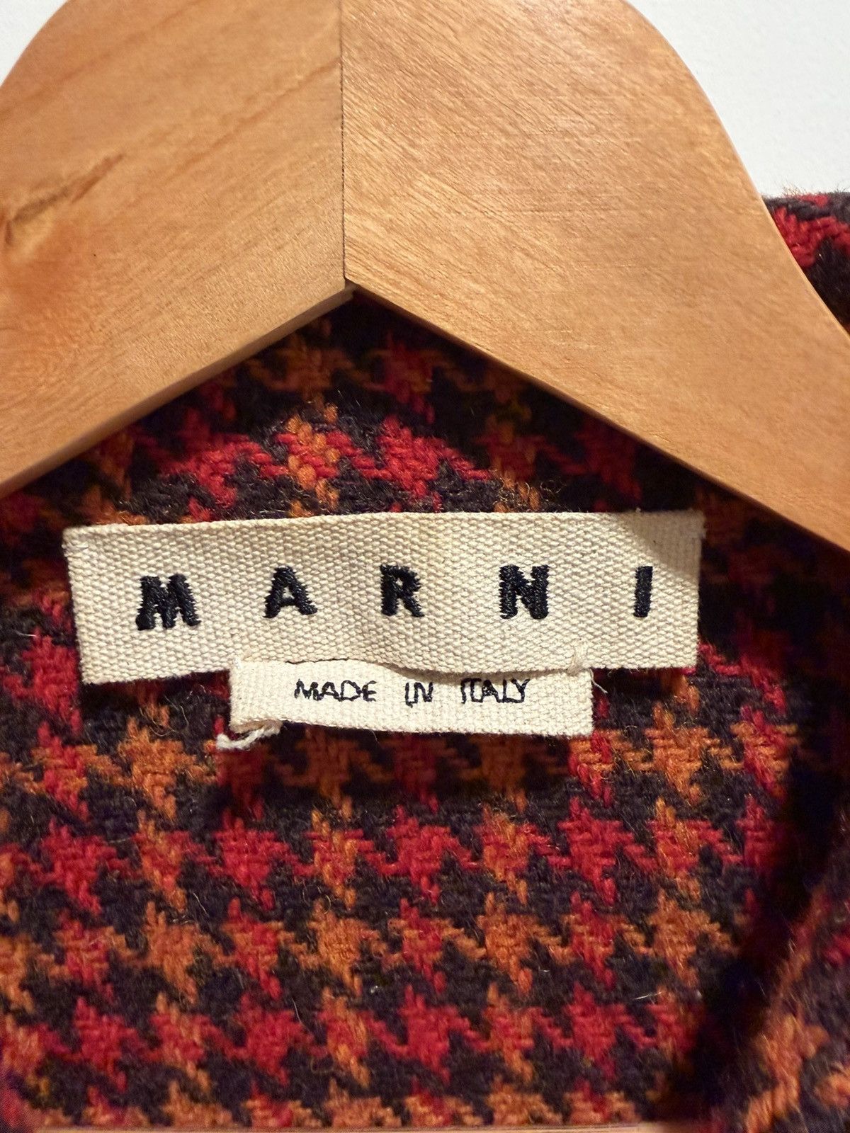 Marni Marni FW18 Houndstooth Shirt Size US M / EU 48-50 / 2 - 2 Thumbnail