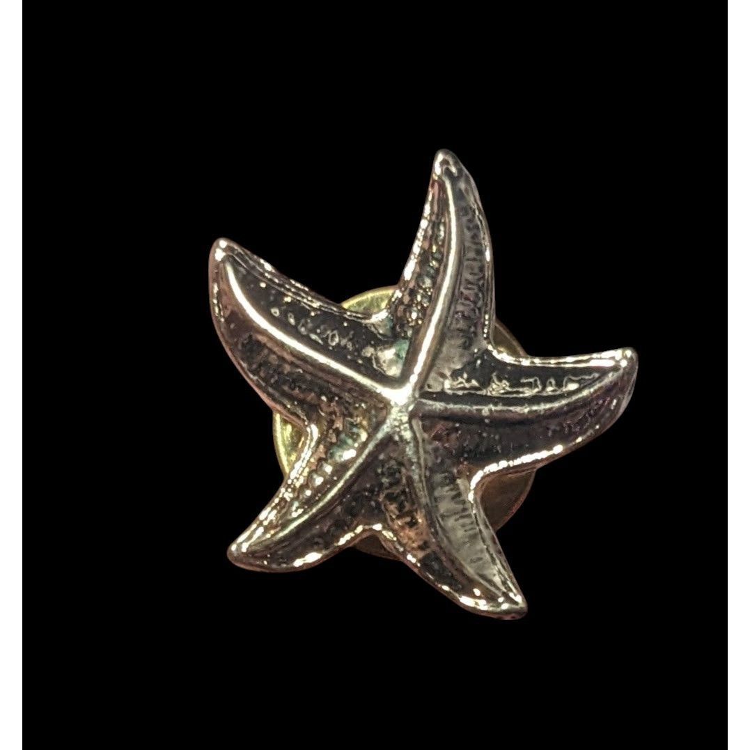 Other Nautical Mermaidcore Minimalist Silver Tone Starfish Lapel P Size ONE SIZE - 1 Thumbnail