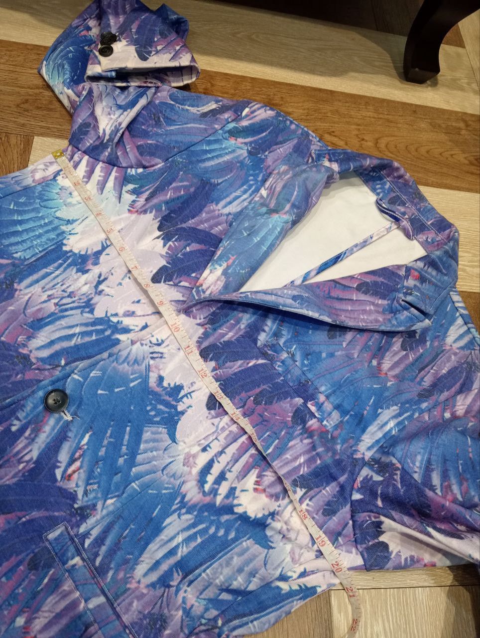 Japanese Brand JAPANESE DOWBL FEATHER OVERPRINT BLAZERS Size 46R - 14 Thumbnail