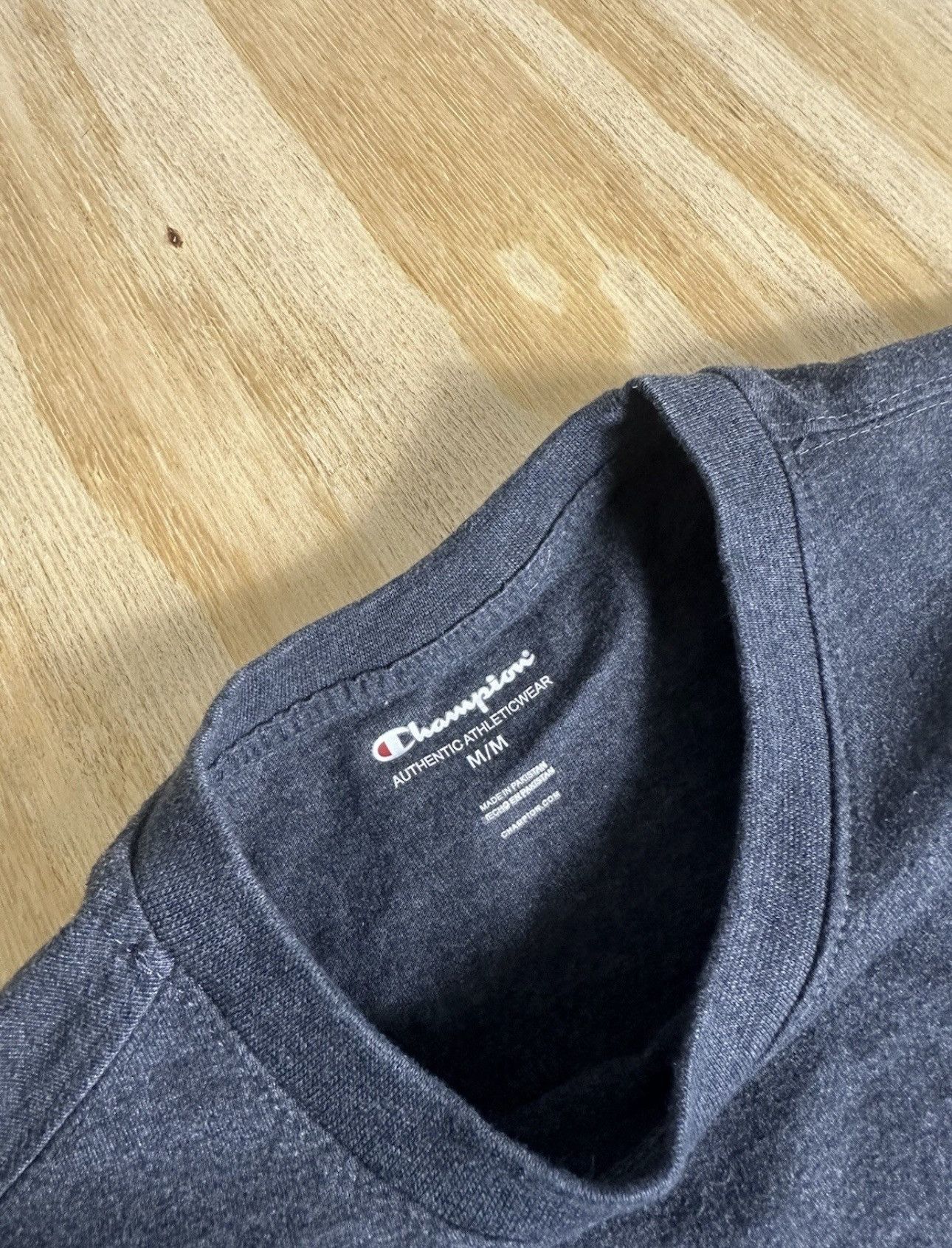 Champion × Vintage Champion T-Shirt Men’s Size L Navy Athletic Fit Logo Tee Size US L / EU 52-54 / 3 - 4 Thumbnail