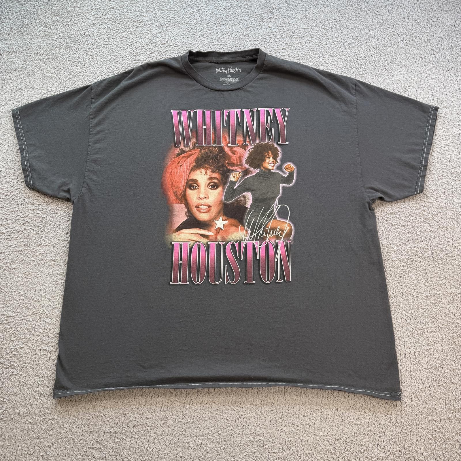 Other Whitney Houston Tour 2010 Graphic T Shirt 2XL Oversized Size US XXL / EU 58 / 5 - 1 Thumbnail