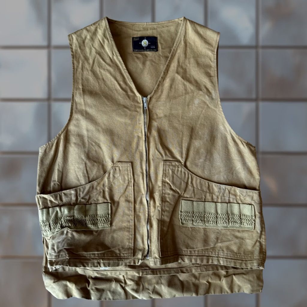 Sears VINTAGE Sears Field Tested Vest Small Khaki 80s Outdoors Hunting Workwear Vest Men S Khaki USA Western Armor? Size US S / EU 44-46 / 1 - 1 Thumbnail