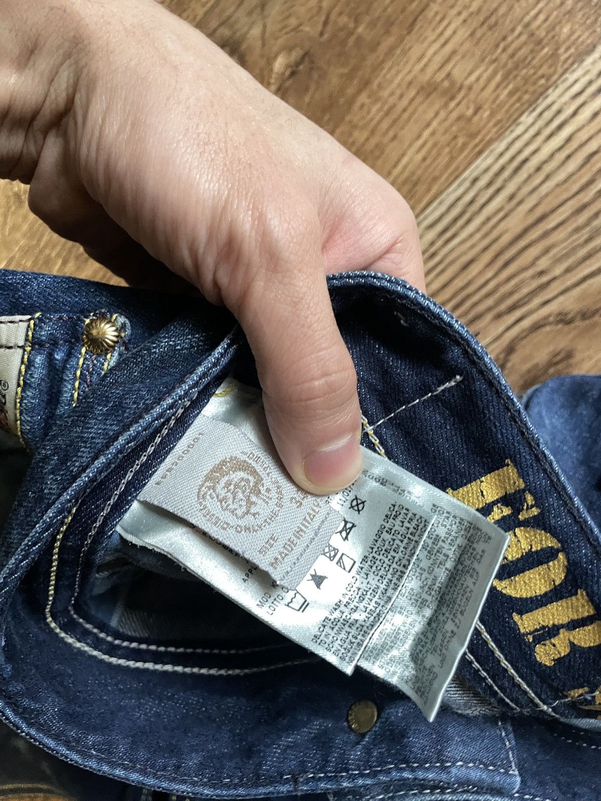 Diesel Vintage Diesel Krooley Denim Fabric Jeans Pants Trousers Y2K Size US 34 / EU 50 - 5 Thumbnail