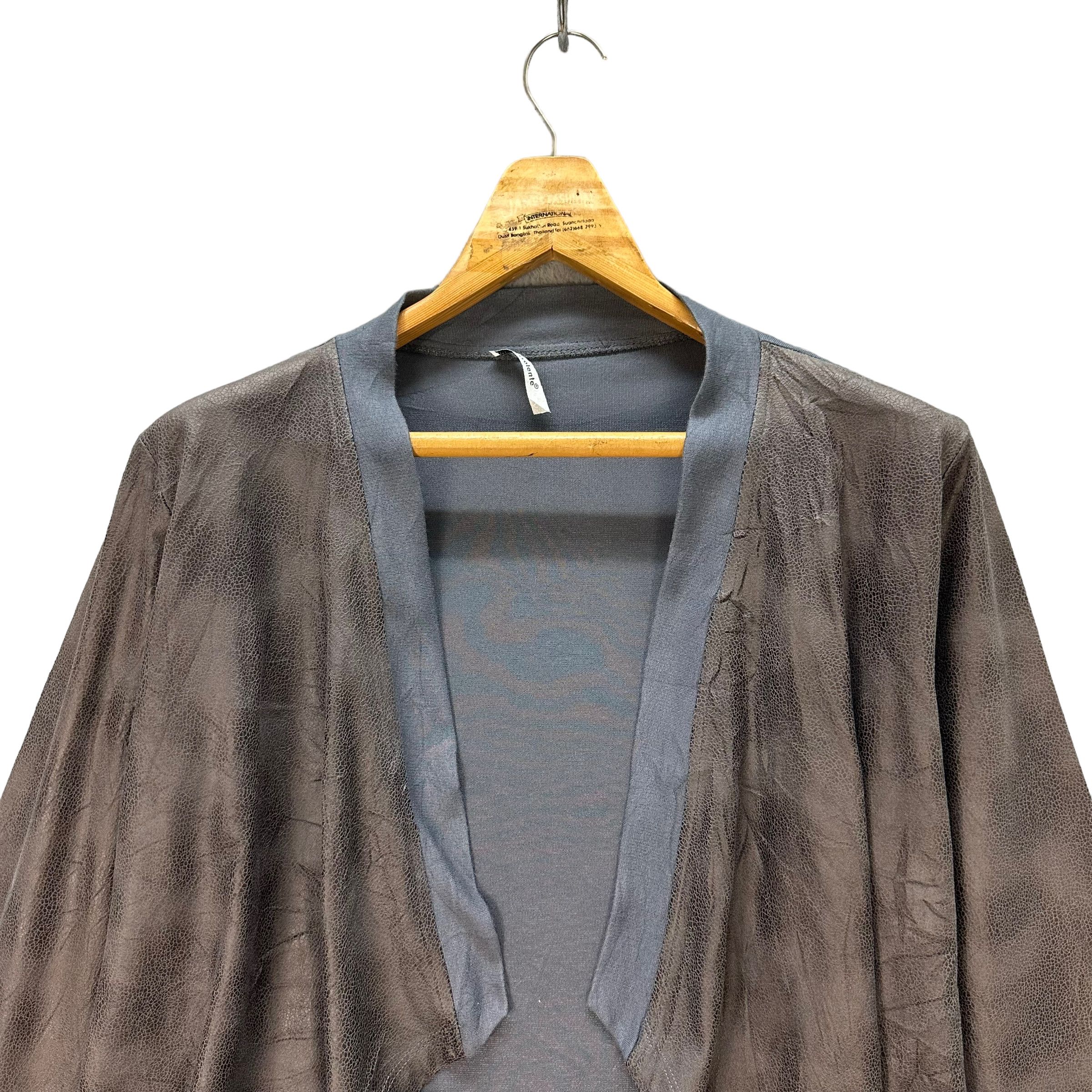 Japanese Brand INSOLENTE COLORBLOCK VERY NICE DESIGN CARDIGAN #8353-005 Size M / US 6-8 / IT 42-44 - 2 Thumbnail
