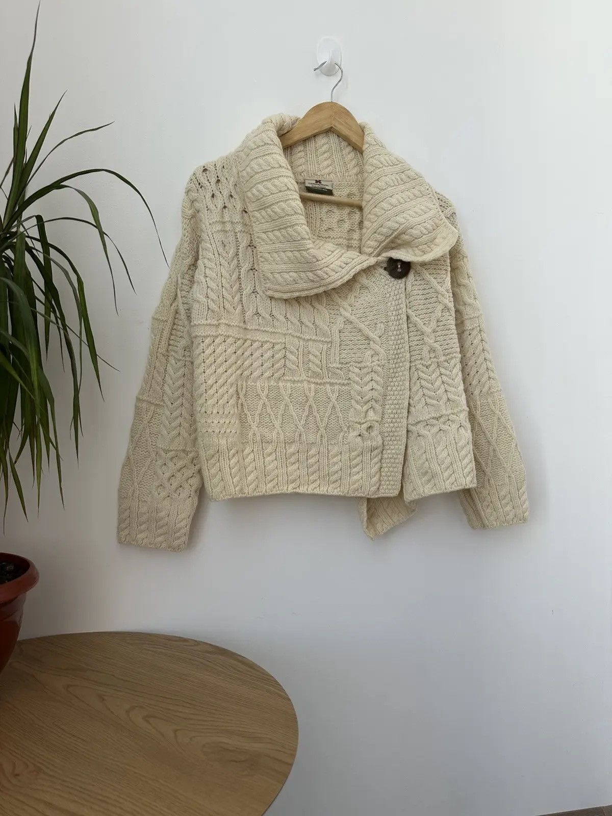 Autumn Cashmere Vintage Carraig Donn Knit Beige Womens Cardigan Size US XS / EU 42 / 0 - 5 Thumbnail