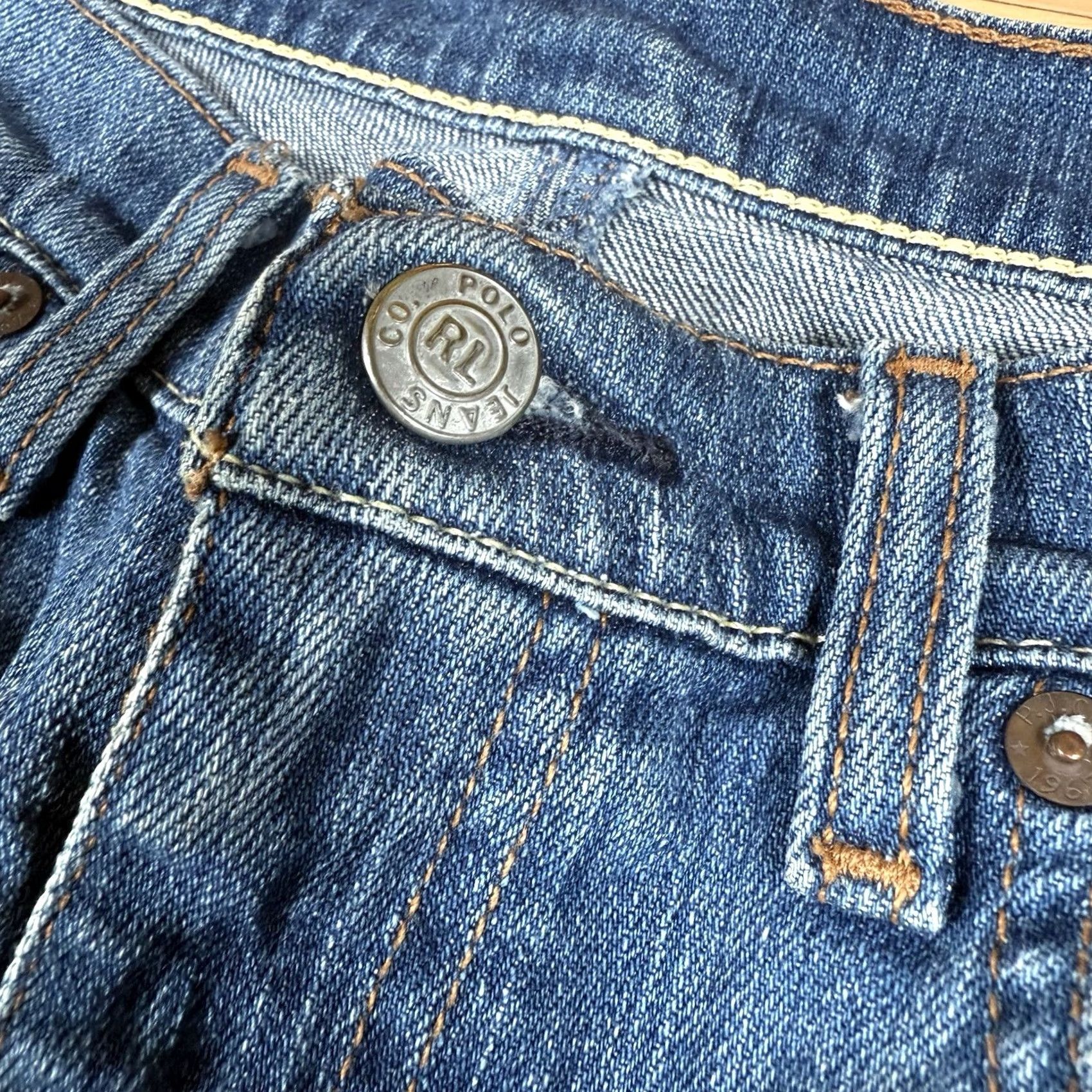 Ralph Lauren VINTAGE Polo Ralph Lauren Denim Jeans Women’s 8 Blue Classic Stretch Straight Regular Denim Jeans Women’s 8 Blue Classic Stretch Louis Era? Size 30" / US 8 / IT 44 - 5 Thumbnail
