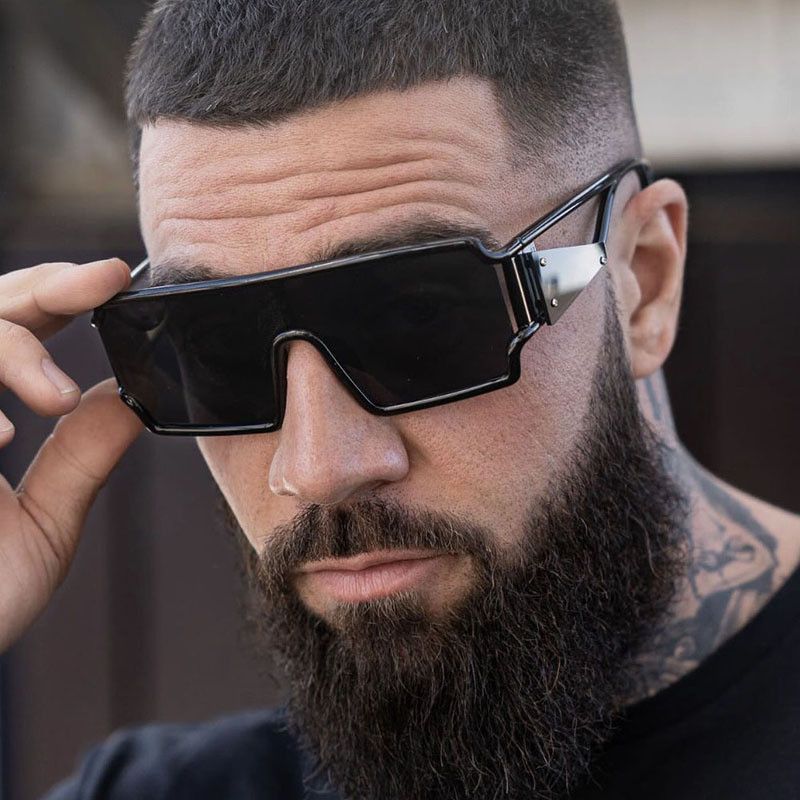 VIBE Dark Street ins style custom avant-garde sunglasses Size ONE SIZE - 1 Thumbnail