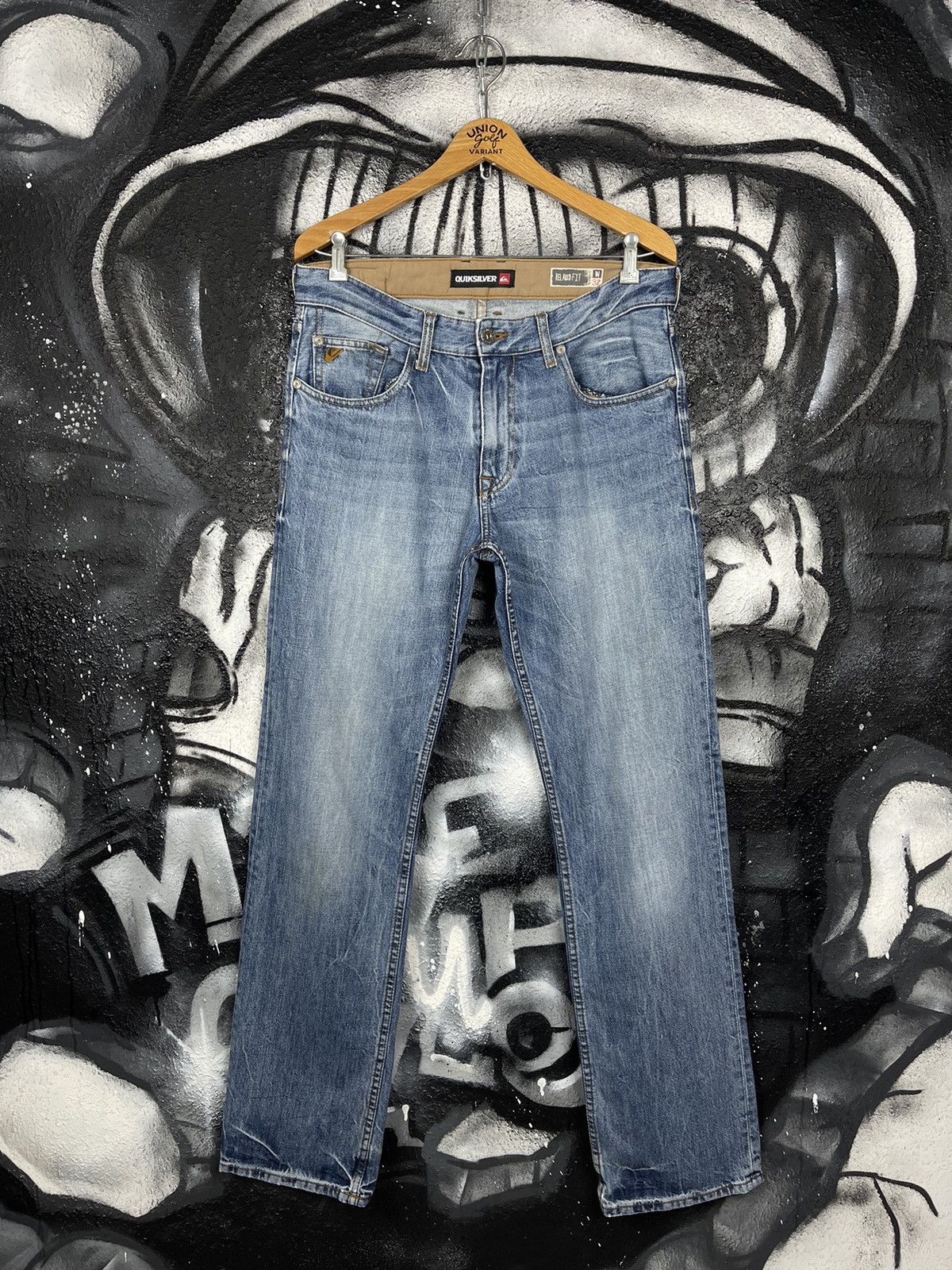 Quiksilver Quiksilver Y2K Relaxed Fit Vintage Denim Jeans Men’s Size 32 Size US 32 / EU 48 - 4 Thumbnail
