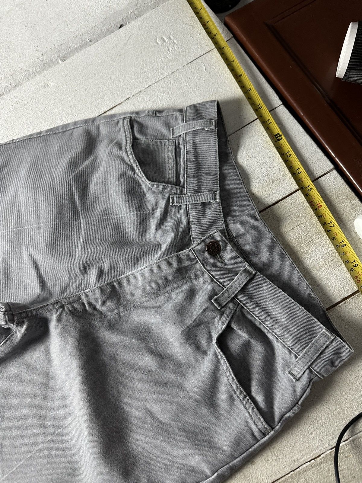 Levi's 🚨VNTG Levis Jeans STA PREST LEGEND y2k GRAY DENIM Size US 27 - 2 Thumbnail